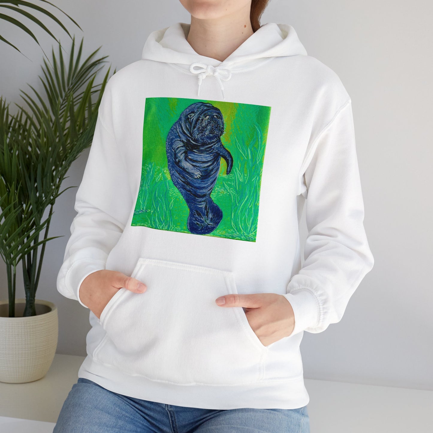 A Bright Future for the Manatee Unisex Heavy Blend™ Hooded Sweatshirt