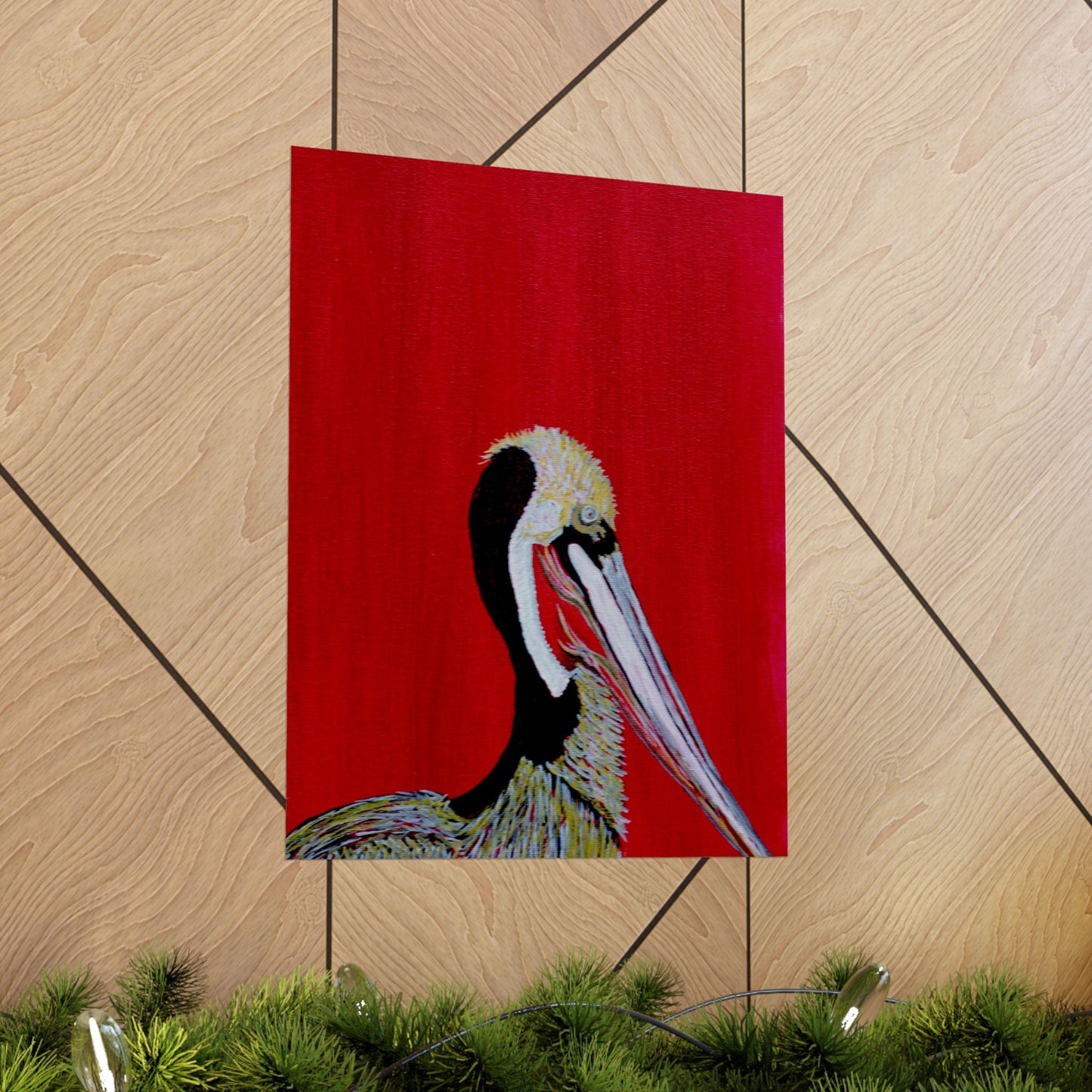 Balanced Pelican Fine Art Matte Vertical Posters