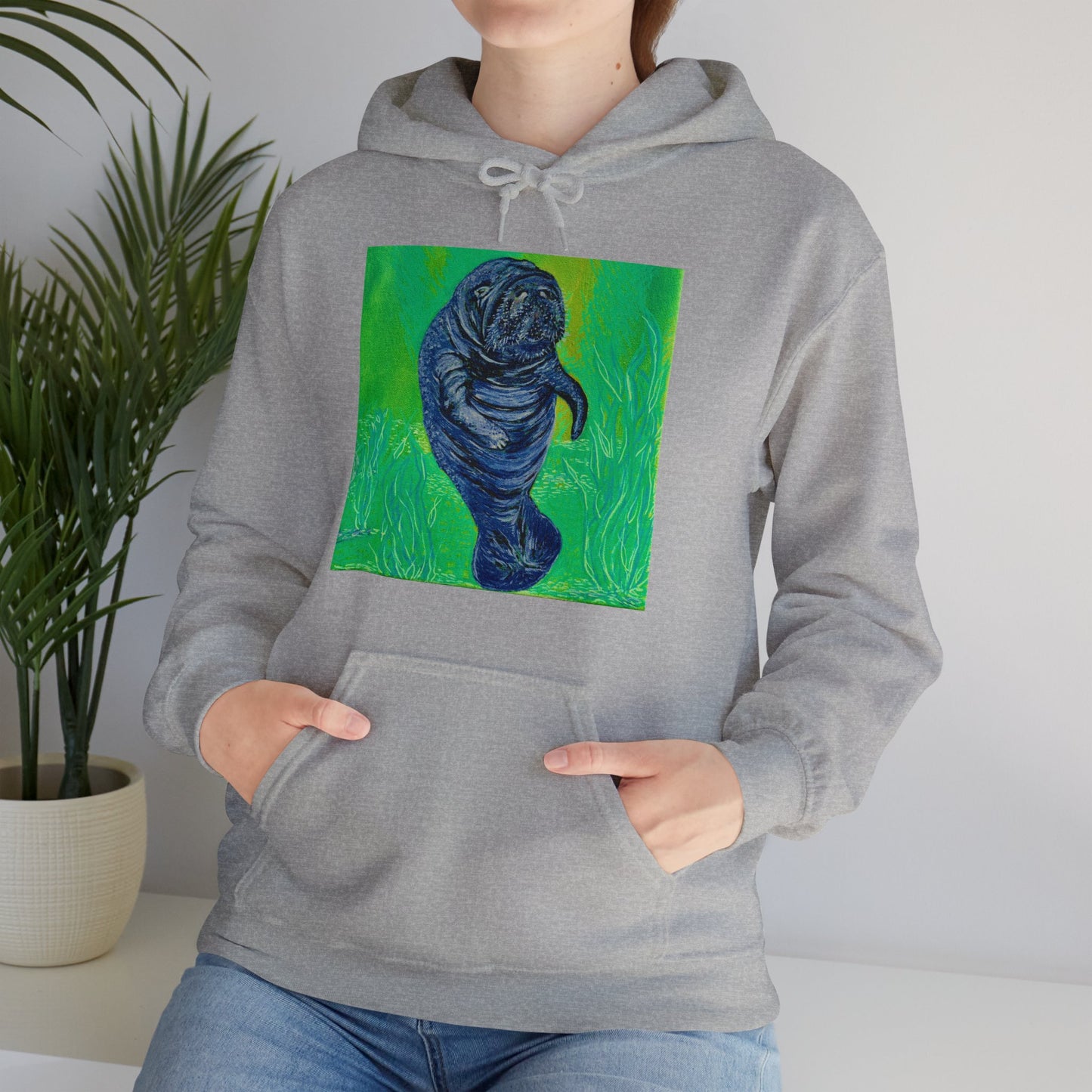 A Bright Future for the Manatee Unisex Heavy Blend™ Hooded Sweatshirt