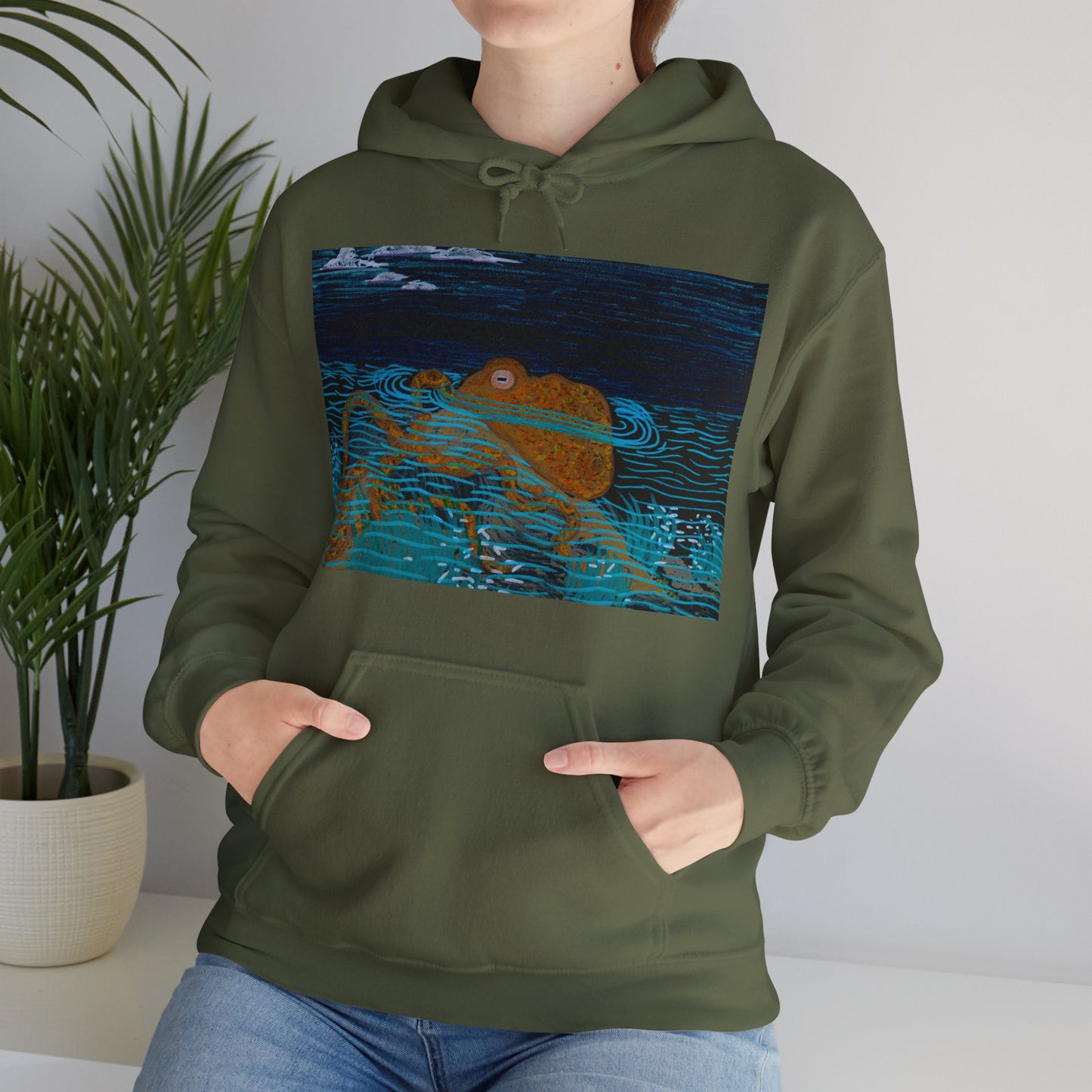 Electric Octopus Unisex Heavy Blend™ Hooded Sweatshirt