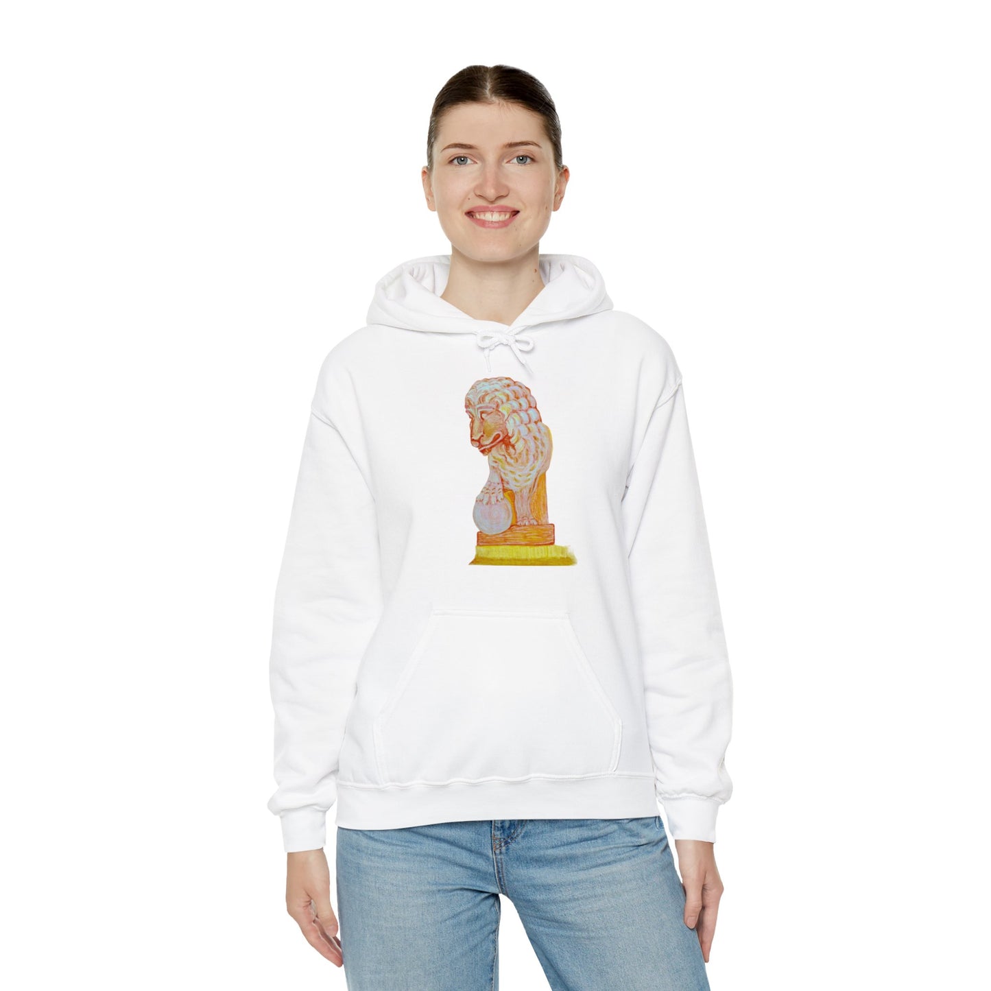 St Augustine Bridge of Lions Unisex Heavy Blend™ Hooded Sweatshirt