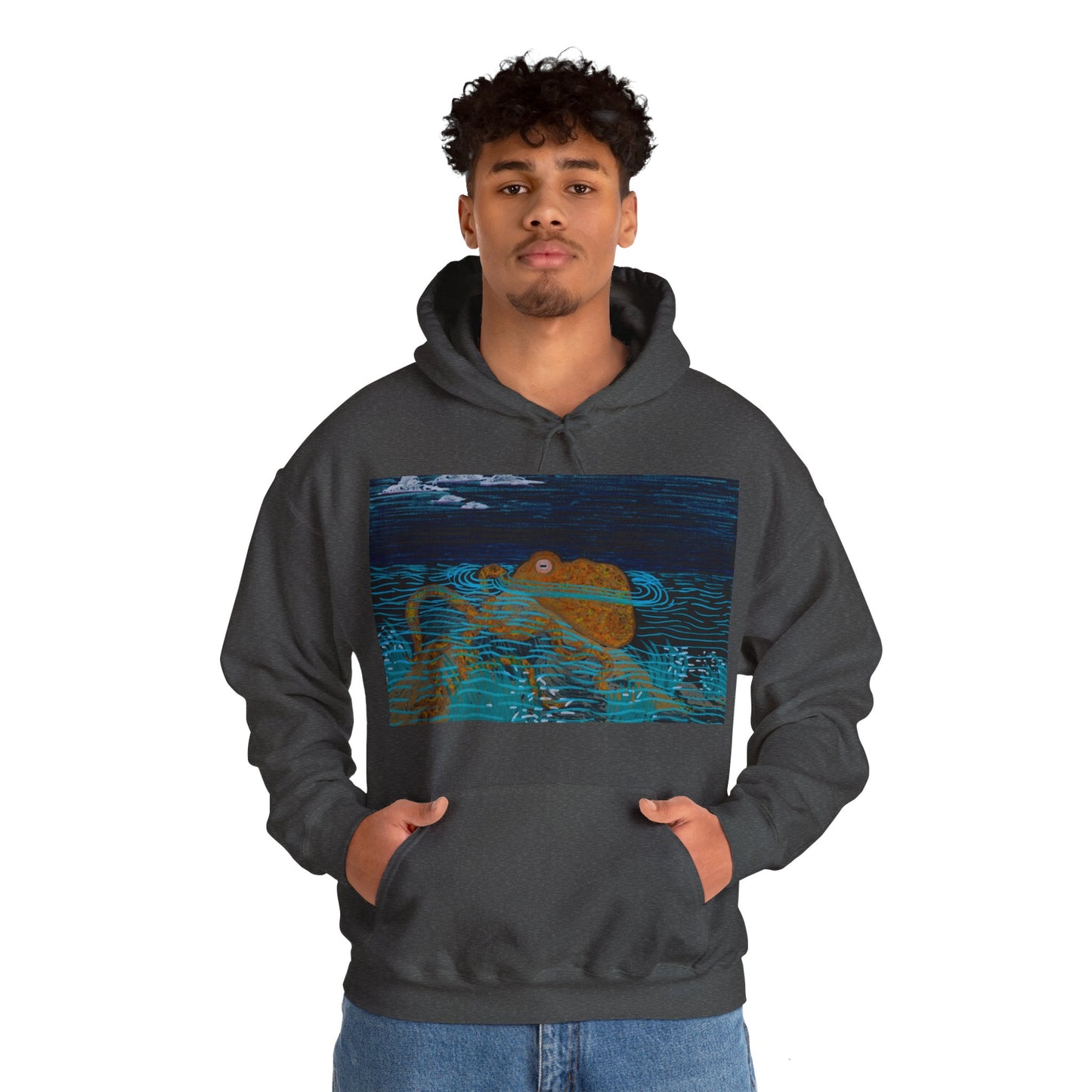 Electric Octopus Unisex Heavy Blend™ Hooded Sweatshirt