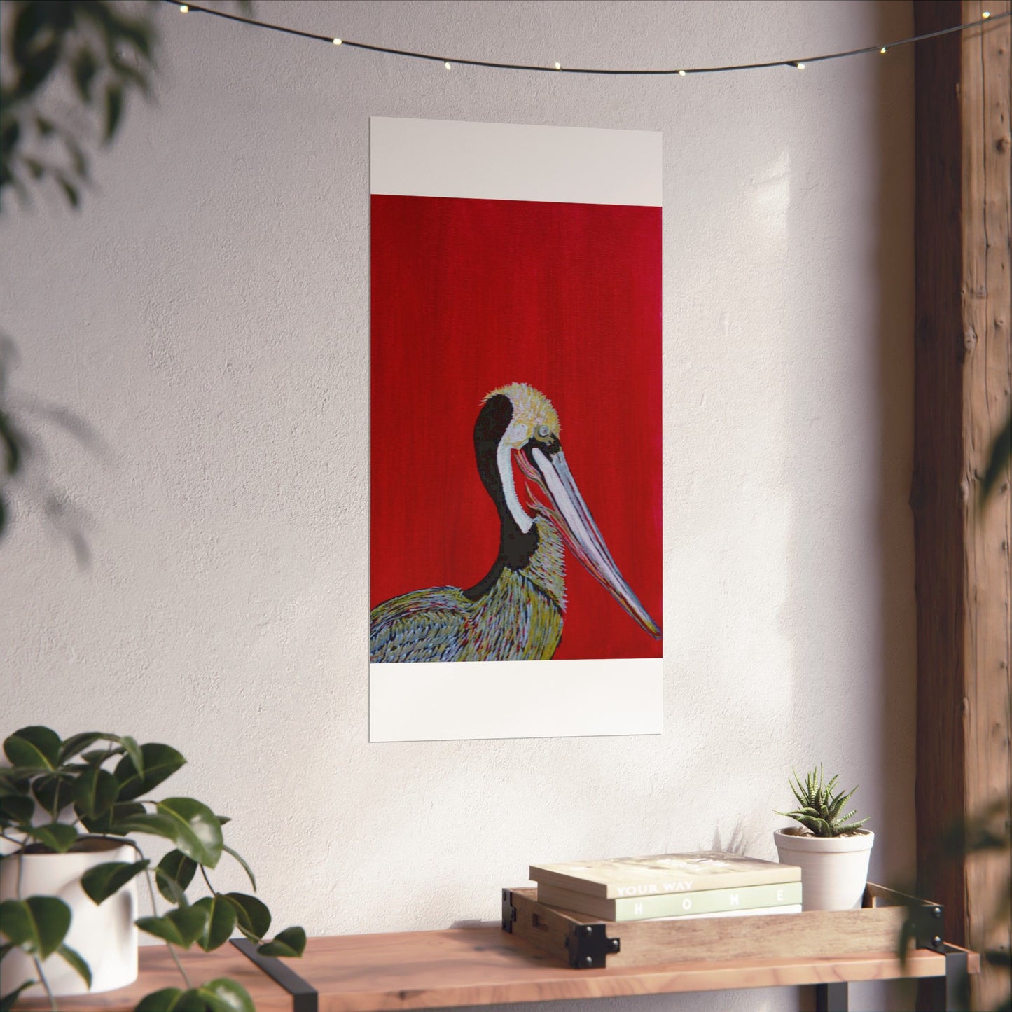 Balanced Pelican Fine Art Matte Vertical Posters