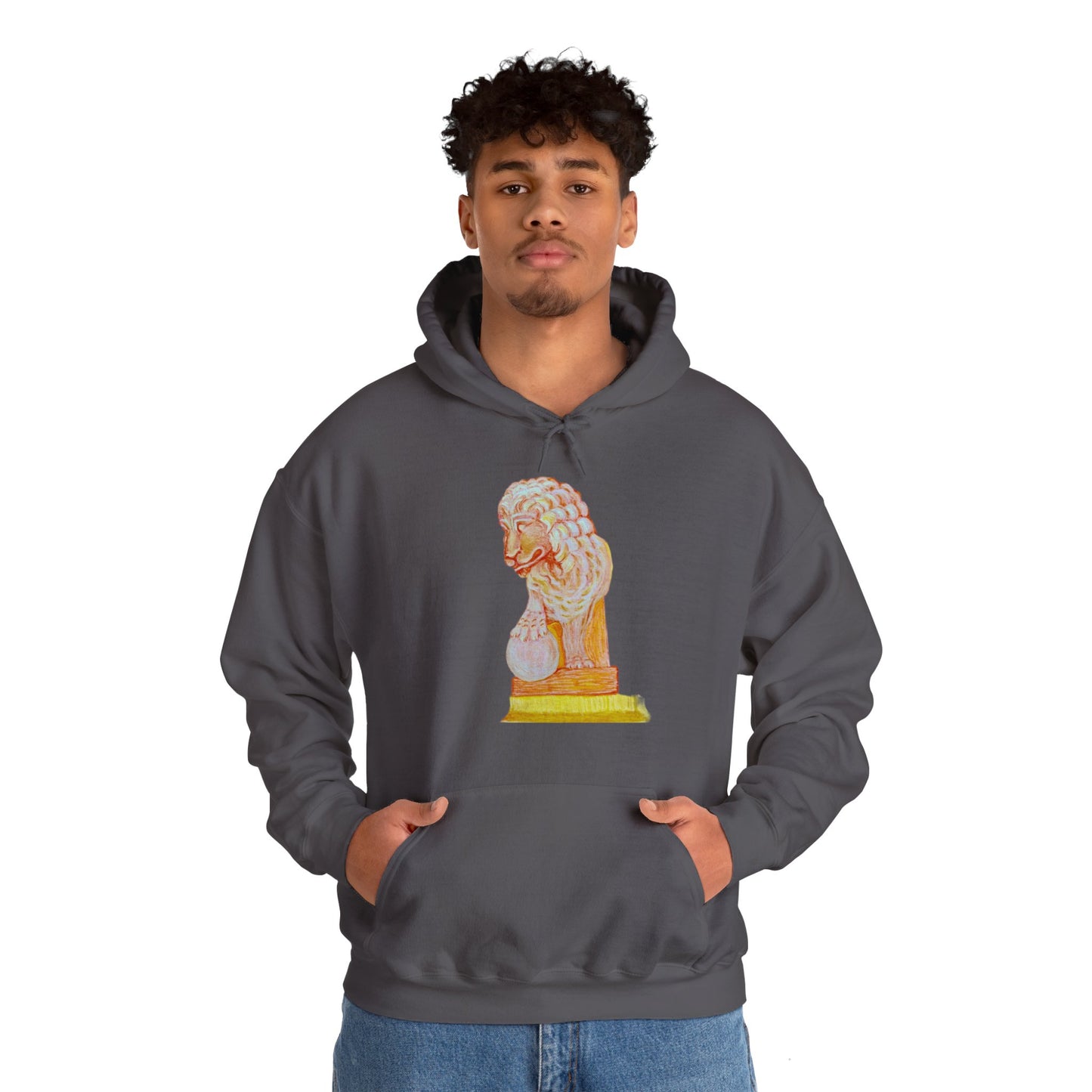 St Augustine Bridge of Lions Unisex Heavy Blend™ Hooded Sweatshirt