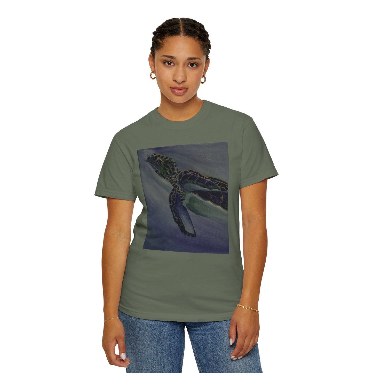 Hawksbill Turtle Unisex Garment-Dyed T-shirt