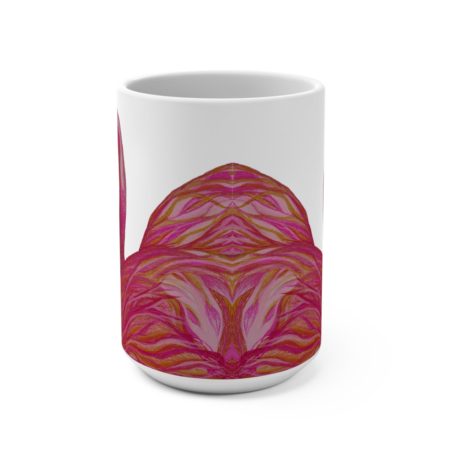 Flamingo Oil Painting Print Mug 15oz