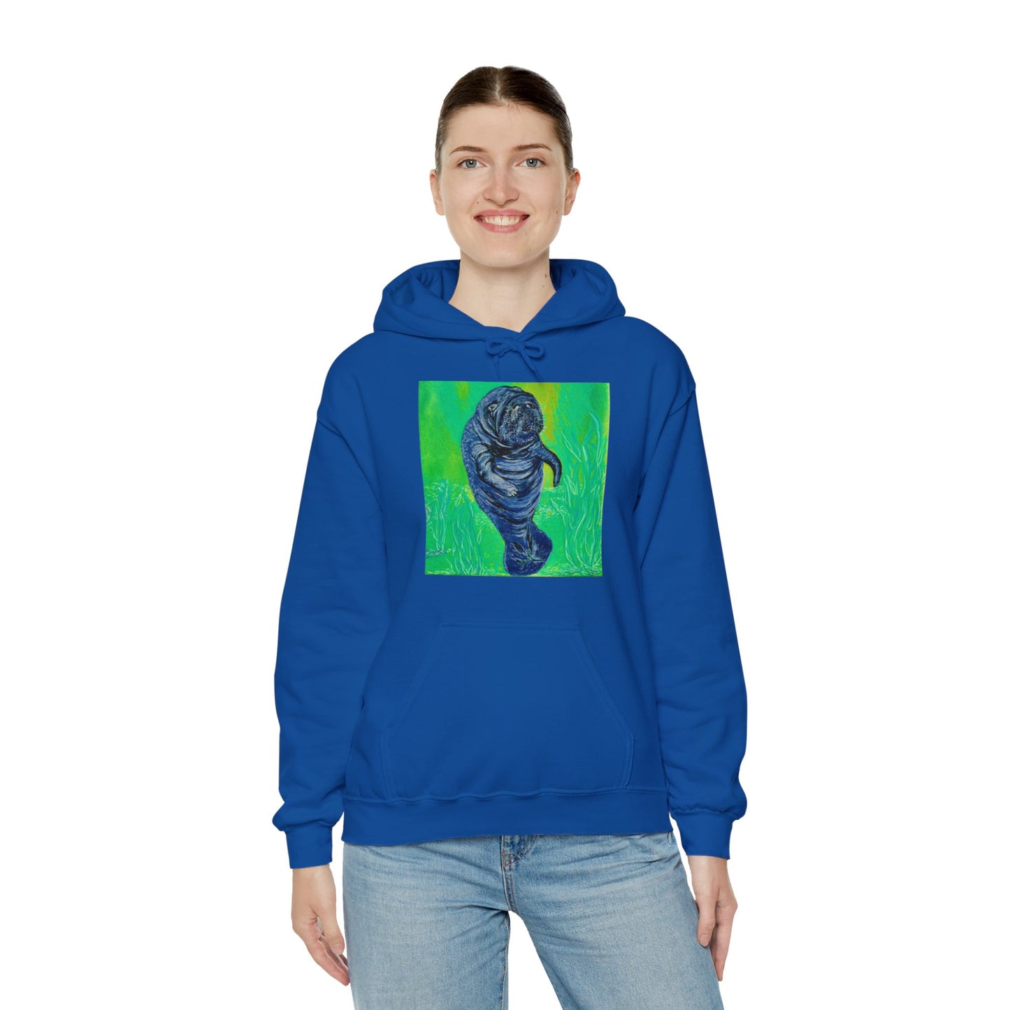 A Bright Future for the Manatee Unisex Heavy Blend™ Hooded Sweatshirt