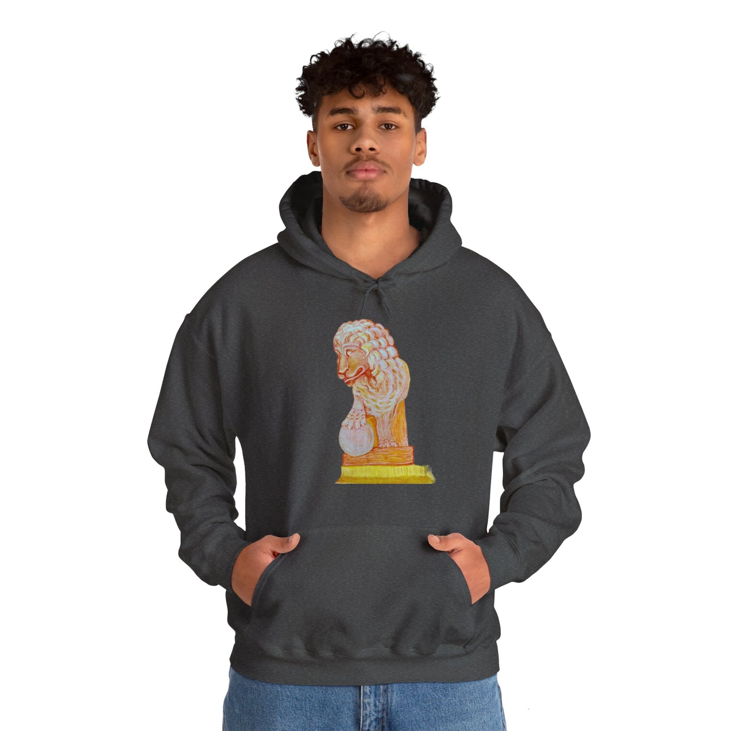 St Augustine Bridge of Lions Unisex Heavy Blend™ Hooded Sweatshirt