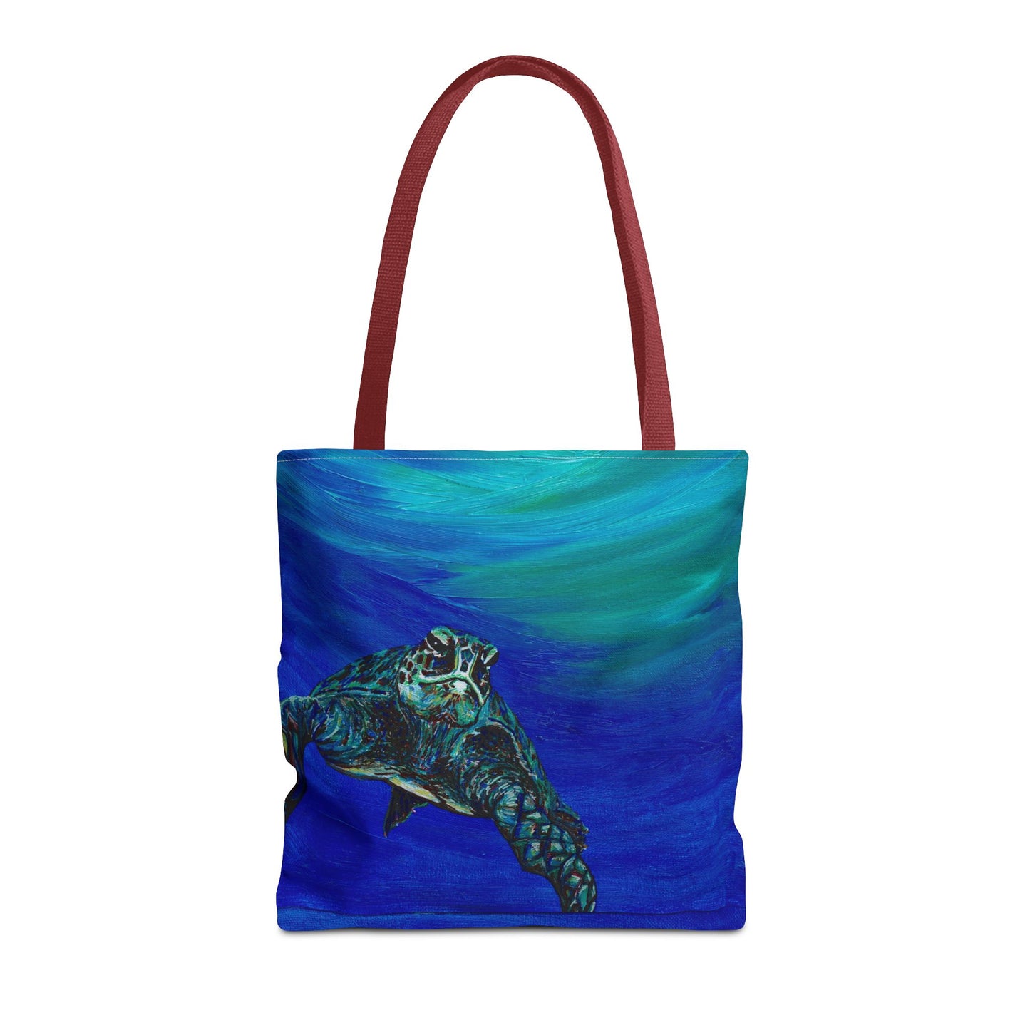 Painted Sea Turtles Fine Art Tote Bag (AOP)