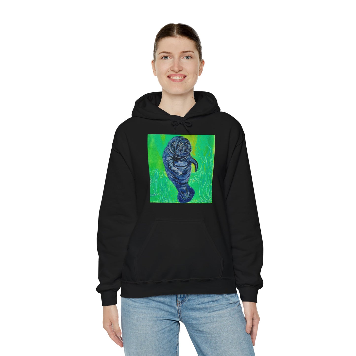 A Bright Future for the Manatee Unisex Heavy Blend™ Hooded Sweatshirt