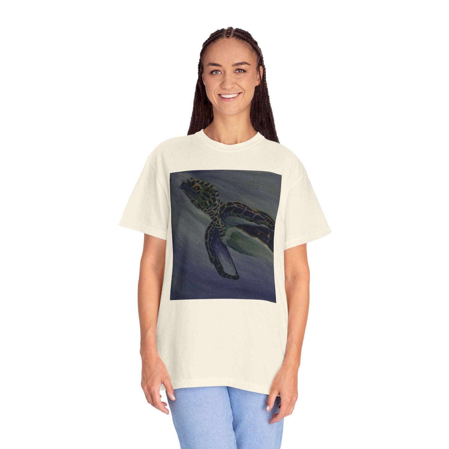 Hawksbill Turtle Unisex Garment-Dyed T-shirt