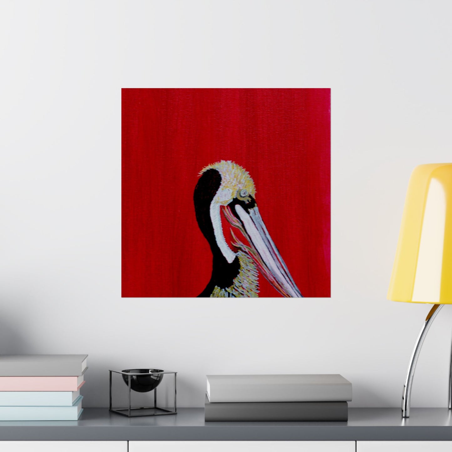 Balanced Pelican Fine Art Matte Vertical Posters