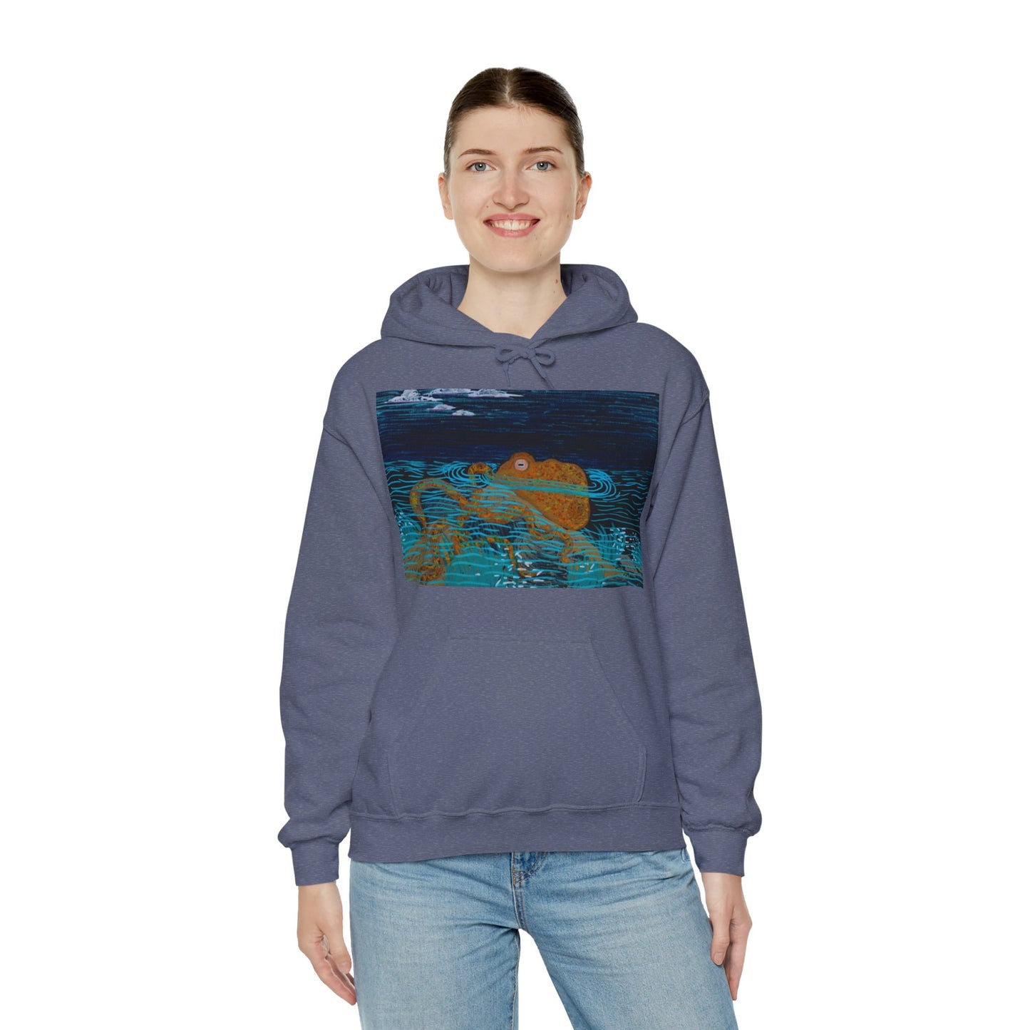 Electric Octopus Unisex Heavy Blend™ Hooded Sweatshirt