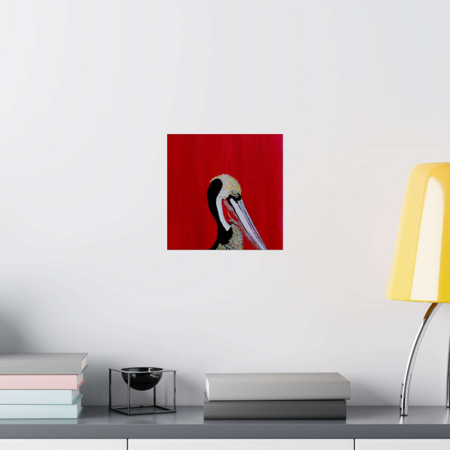 Balanced Pelican Fine Art Matte Vertical Posters