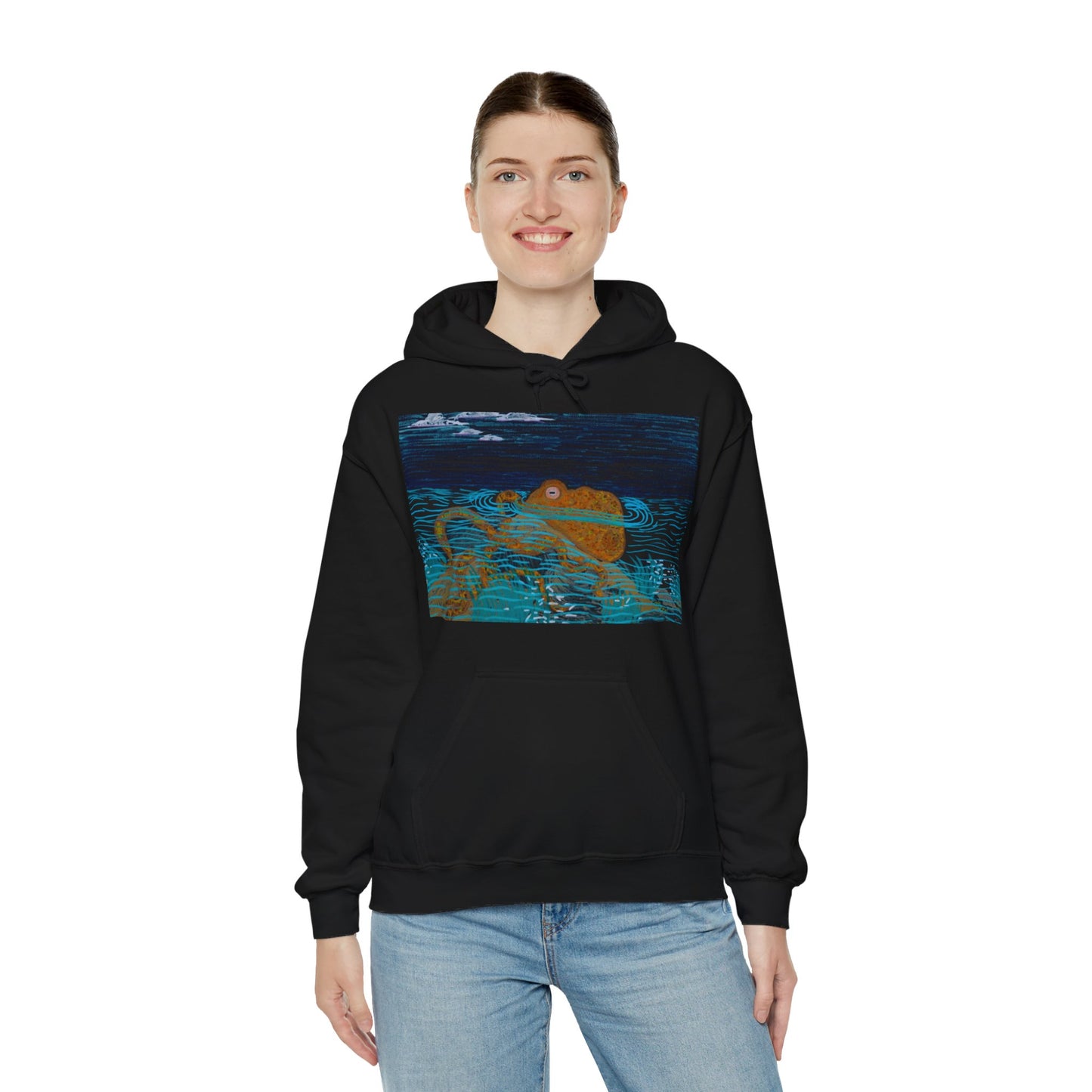 Electric Octopus Unisex Heavy Blend™ Hooded Sweatshirt