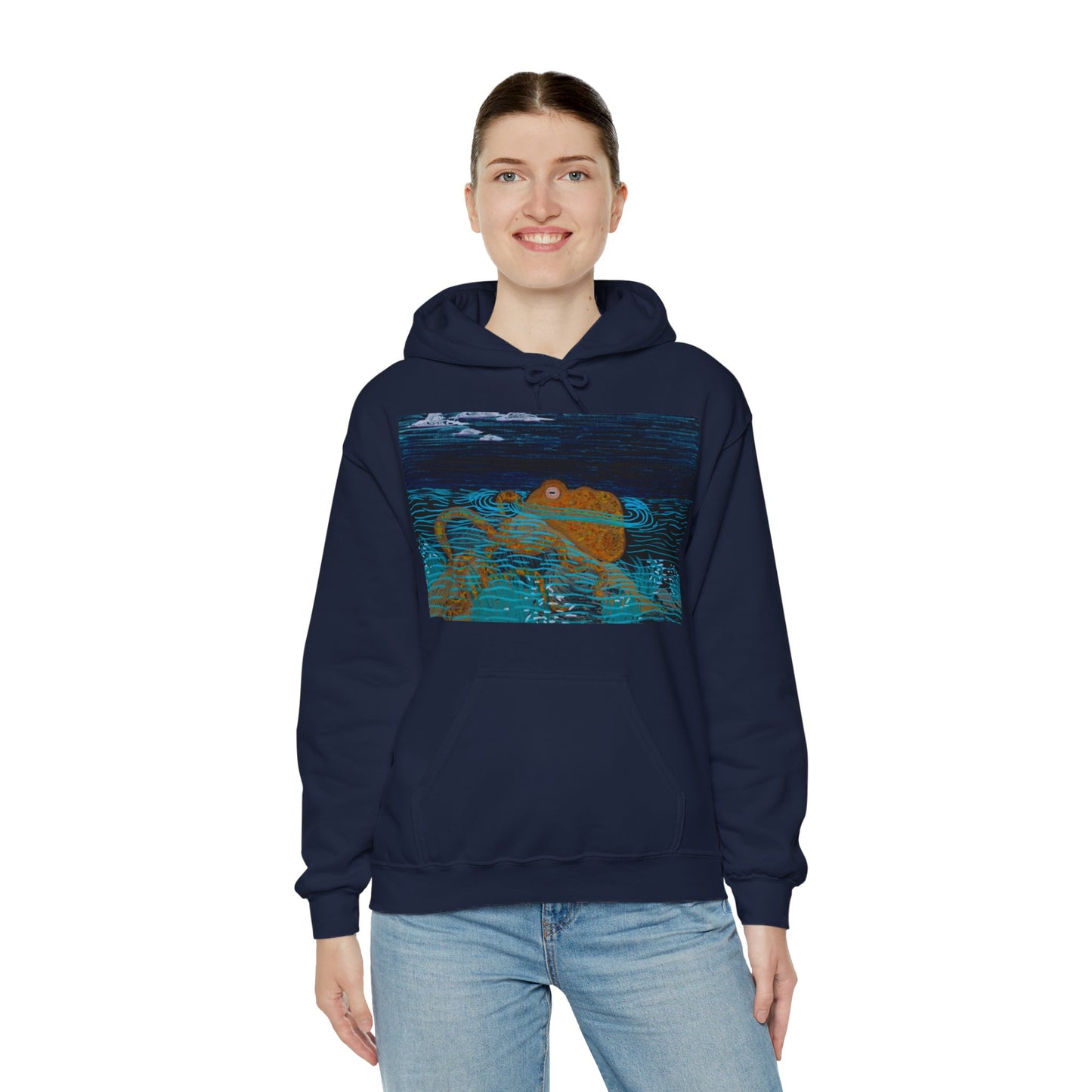 Electric Octopus Unisex Heavy Blend™ Hooded Sweatshirt