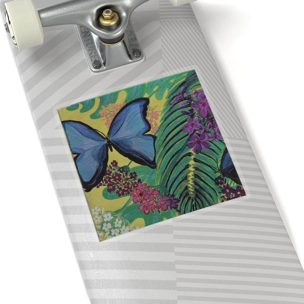 Tropical Butterfly Kiss-Cut Stickers