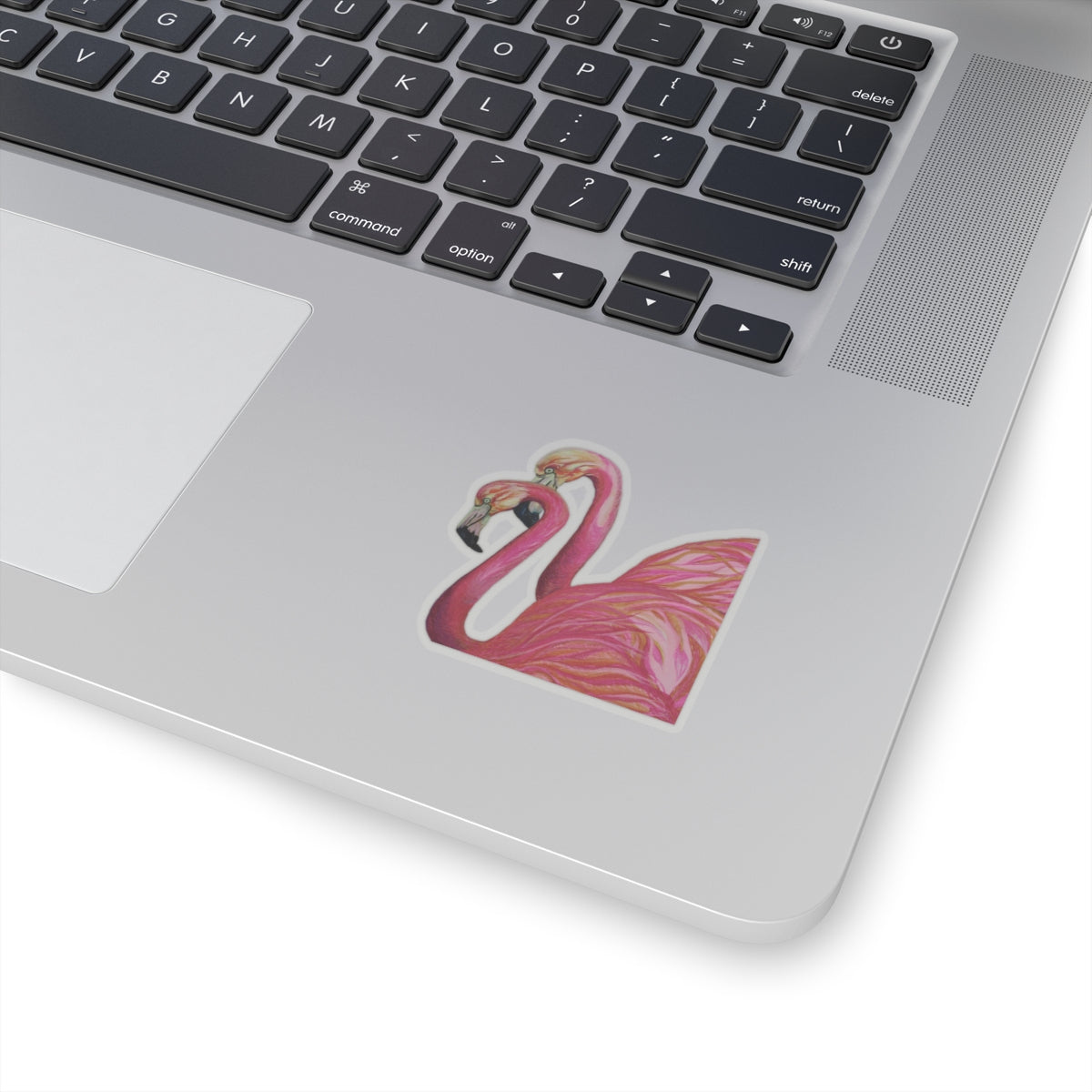 Love Flamingos Kiss-Cut Stickers