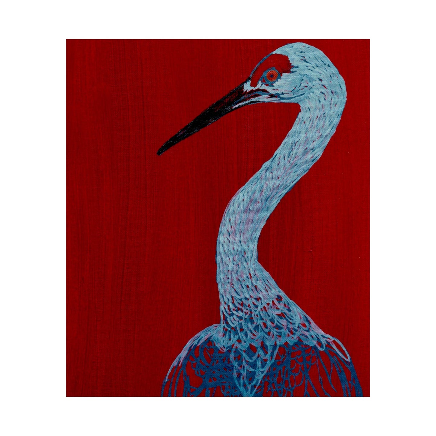 Balanced Crane Fine Art Matte Vertical Posters