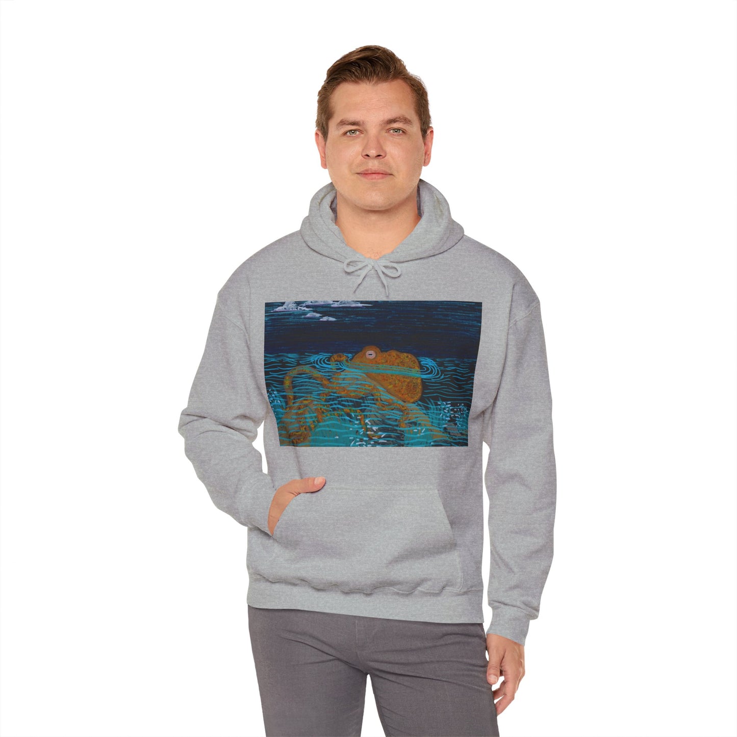 Electric Octopus Unisex Heavy Blend™ Hooded Sweatshirt