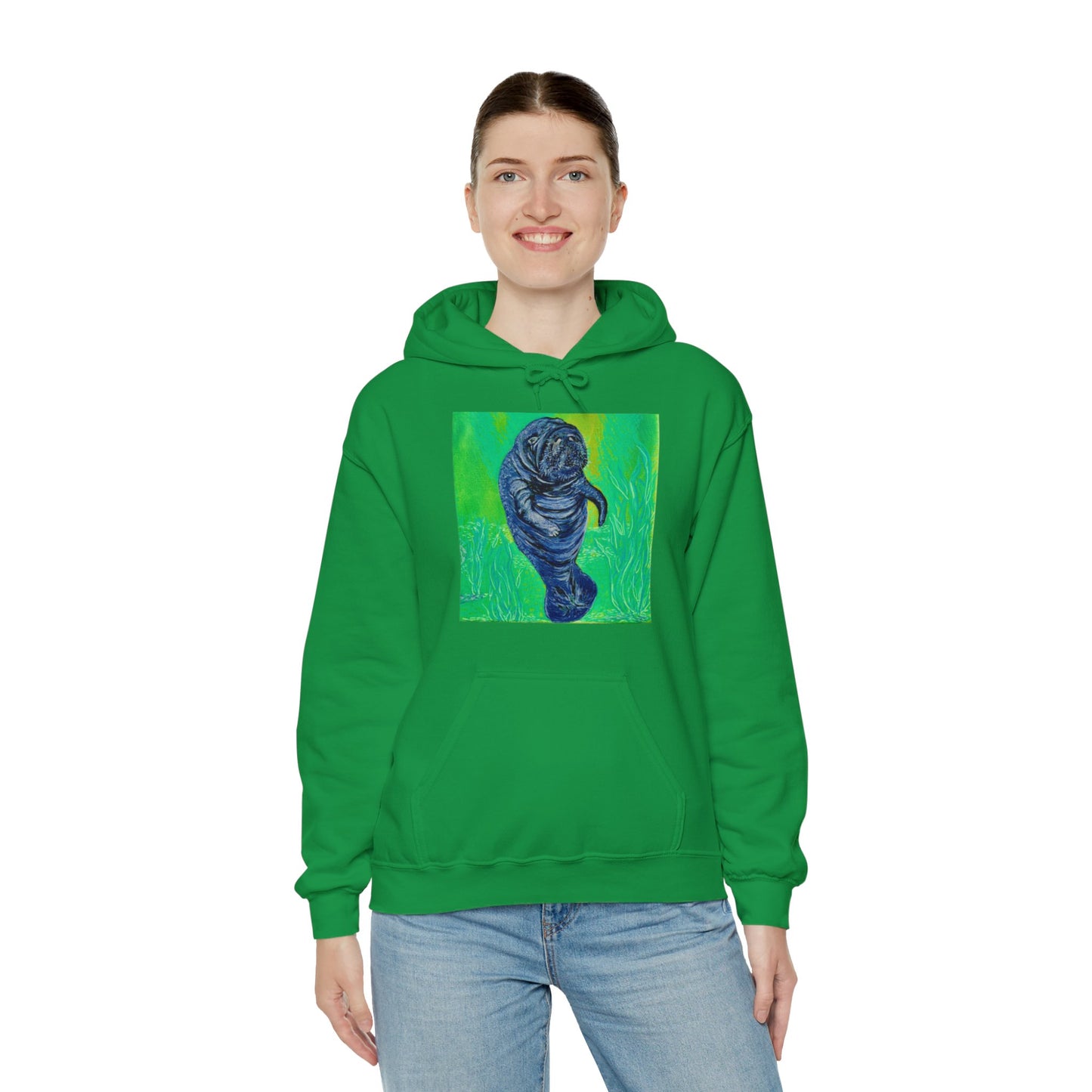 A Bright Future for the Manatee Unisex Heavy Blend™ Hooded Sweatshirt