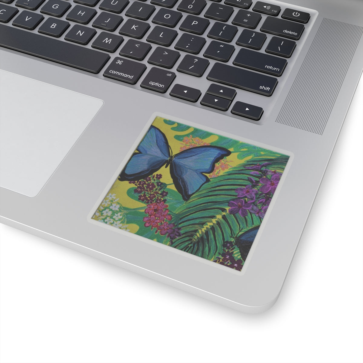 Tropical Butterfly Kiss-Cut Stickers