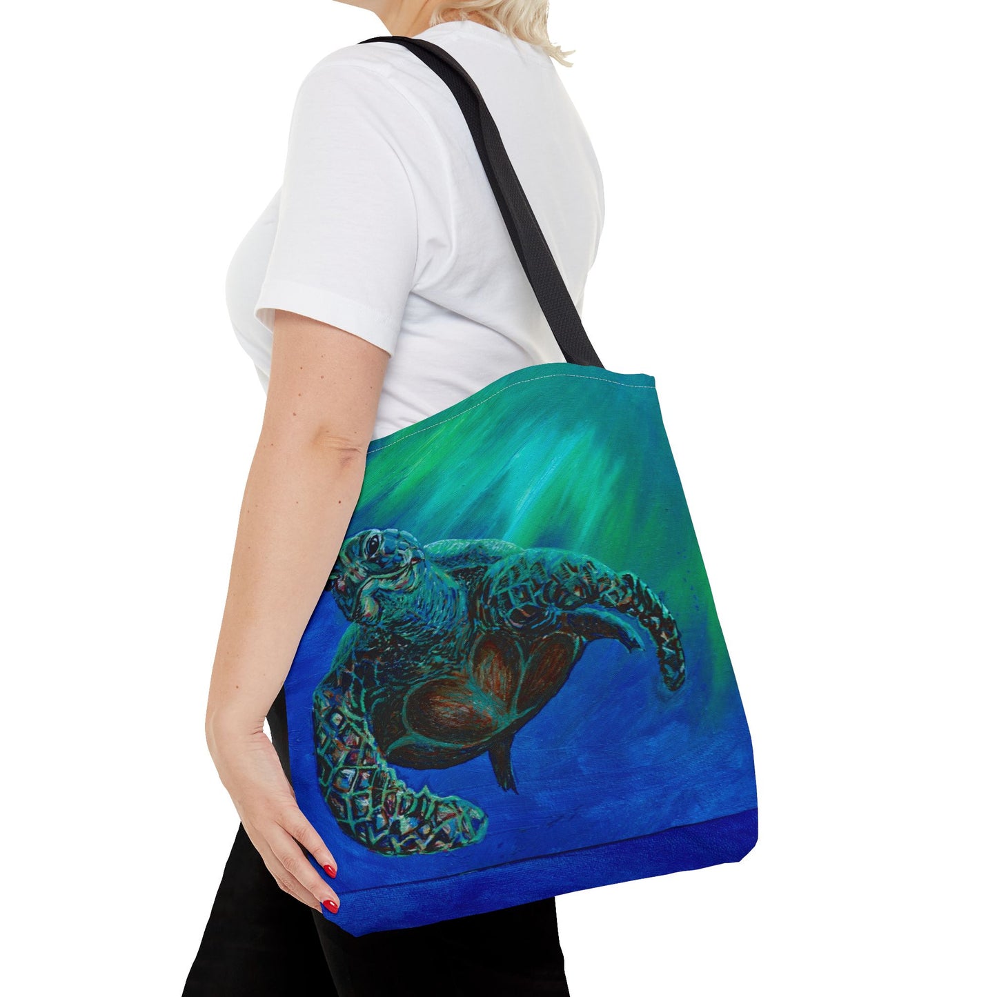 Fine Art Sea Turtles Tote Bag (AOP)