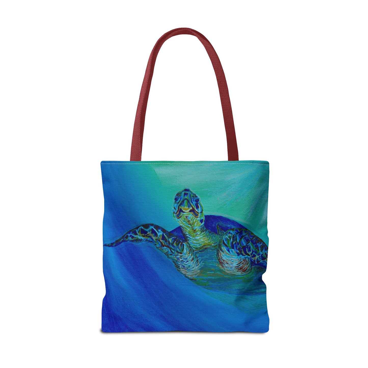 Painted Sea Turtles Fine Art Tote Bag (AOP)