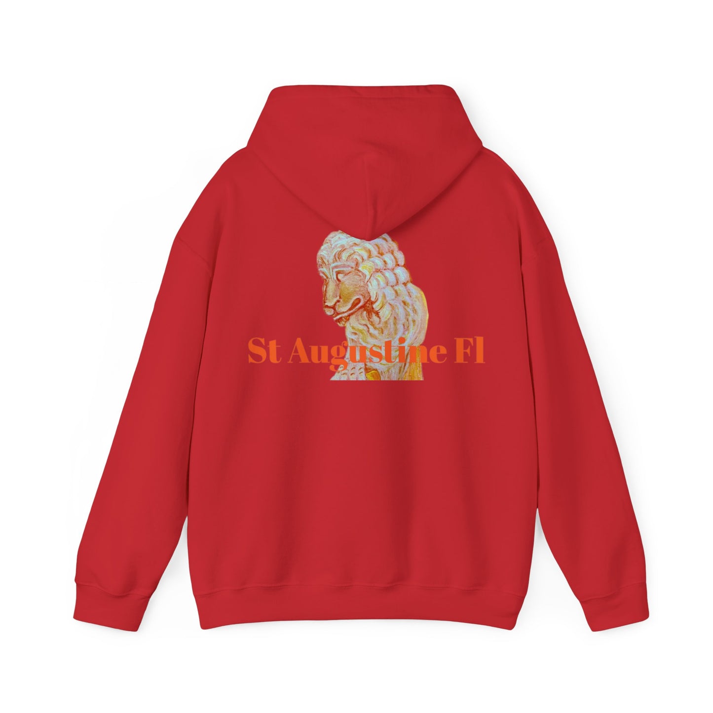 St Augustine Bridge of Lions Unisex Heavy Blend™ Hooded Sweatshirt