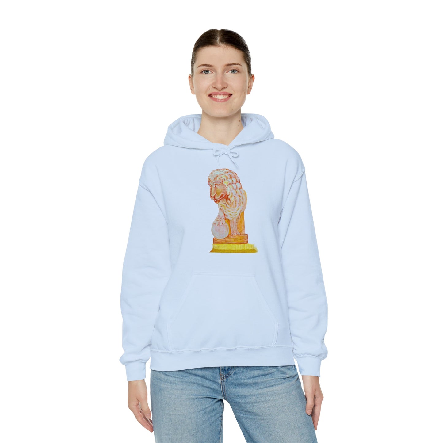 St Augustine Bridge of Lions Unisex Heavy Blend™ Hooded Sweatshirt