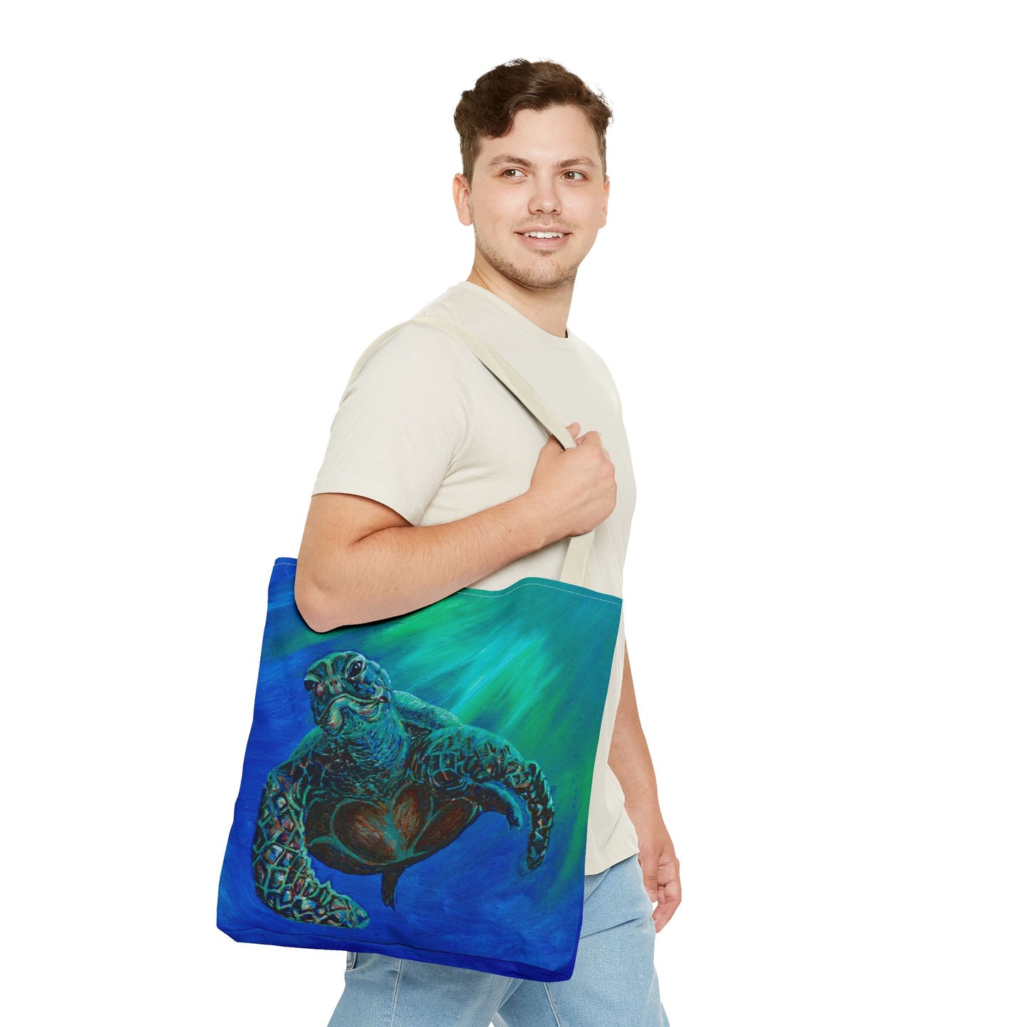 Fine Art Sea Turtles Tote Bag (AOP)