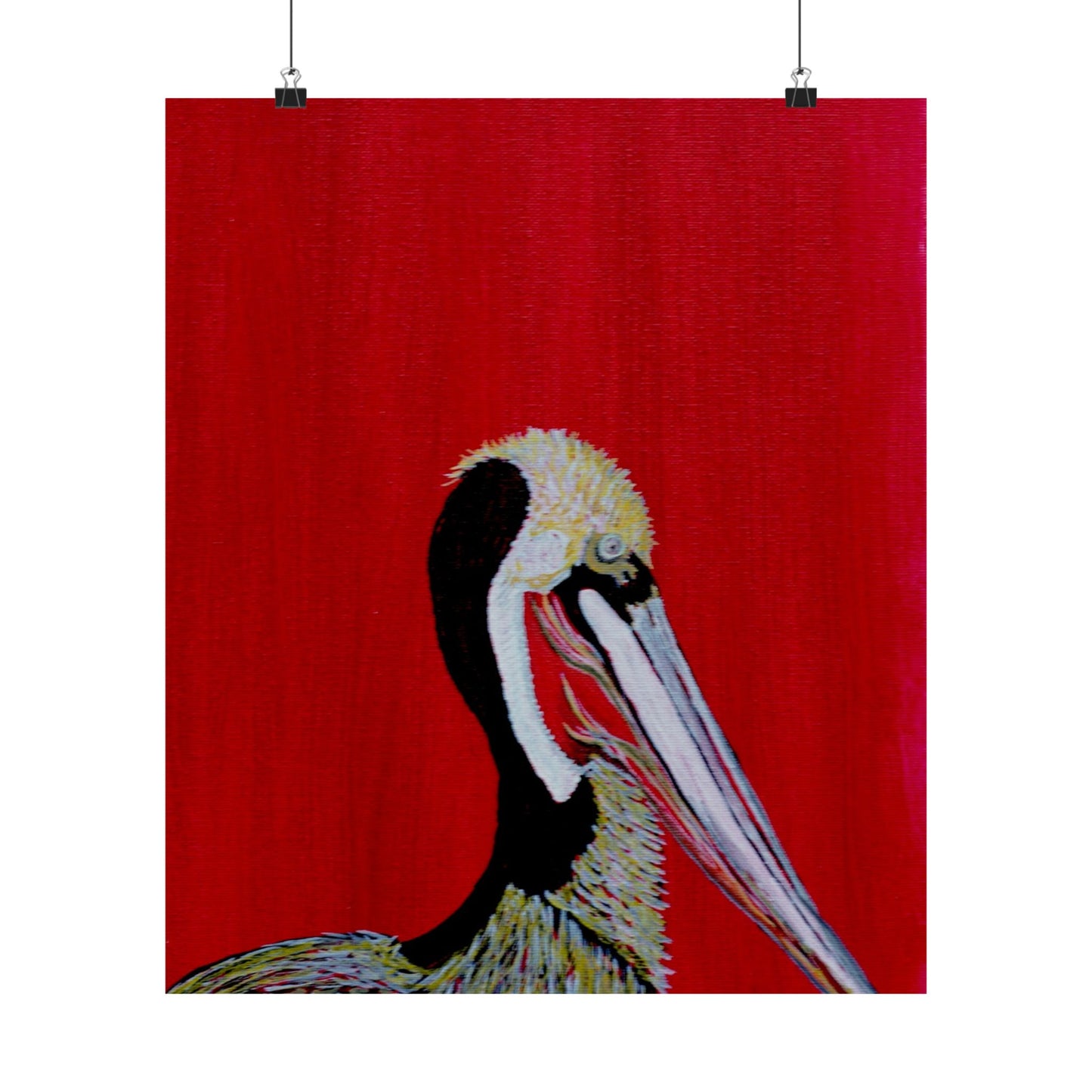 Balanced Pelican Fine Art Matte Vertical Posters