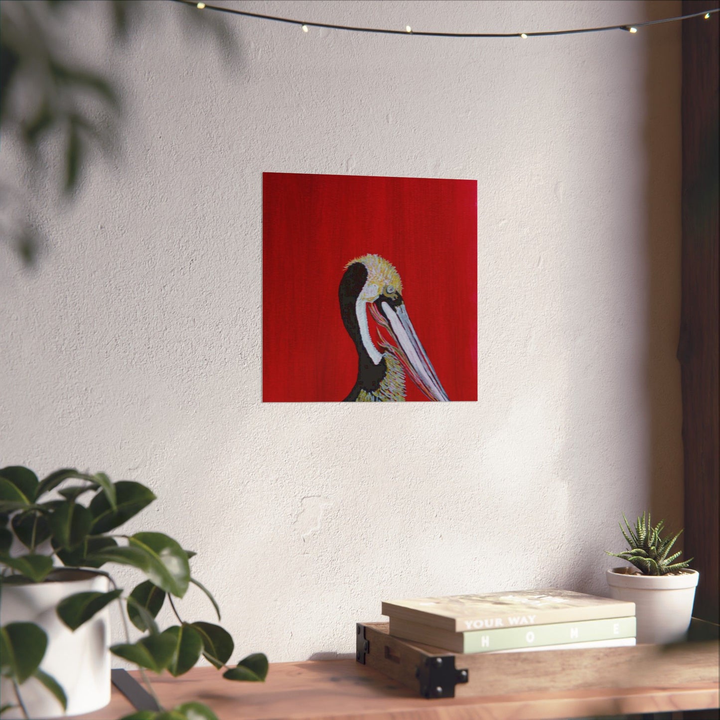 Balanced Pelican Fine Art Matte Vertical Posters