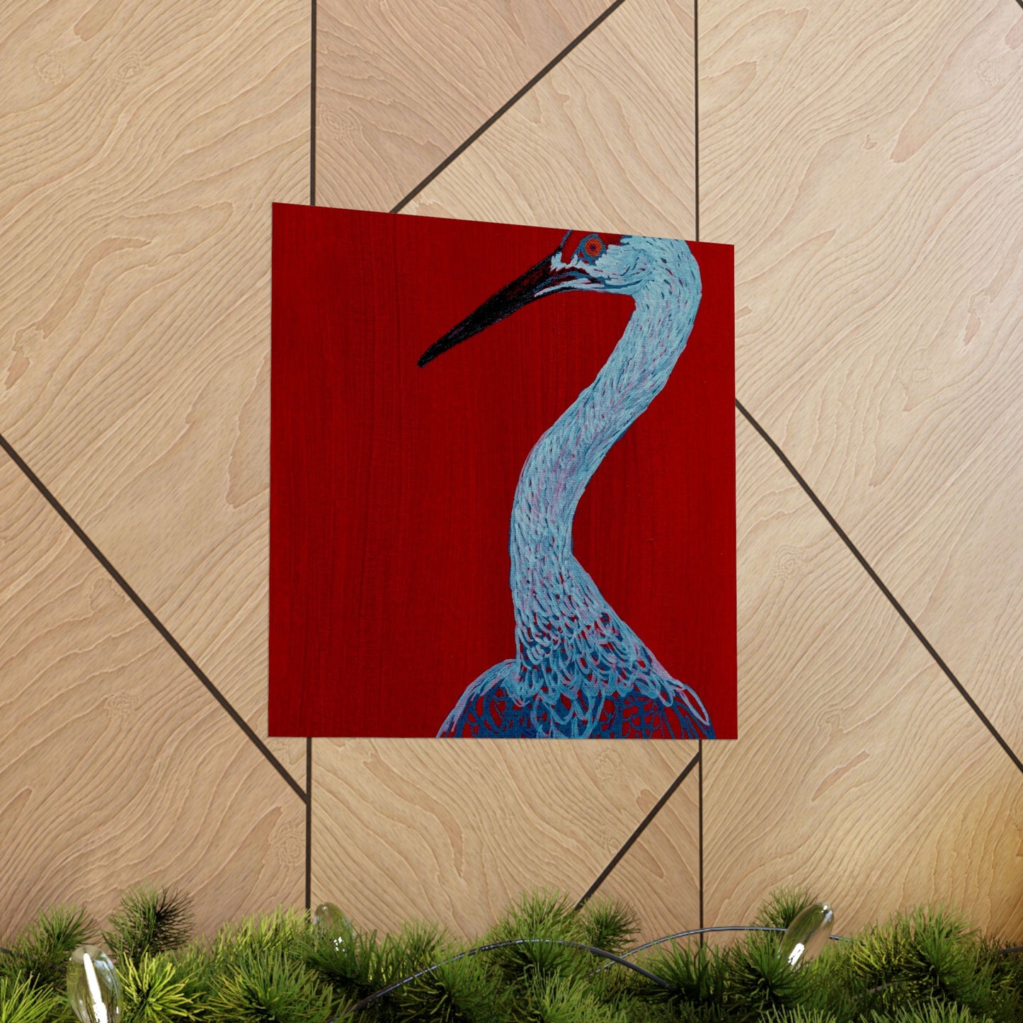 Balanced Crane Fine Art Matte Vertical Posters