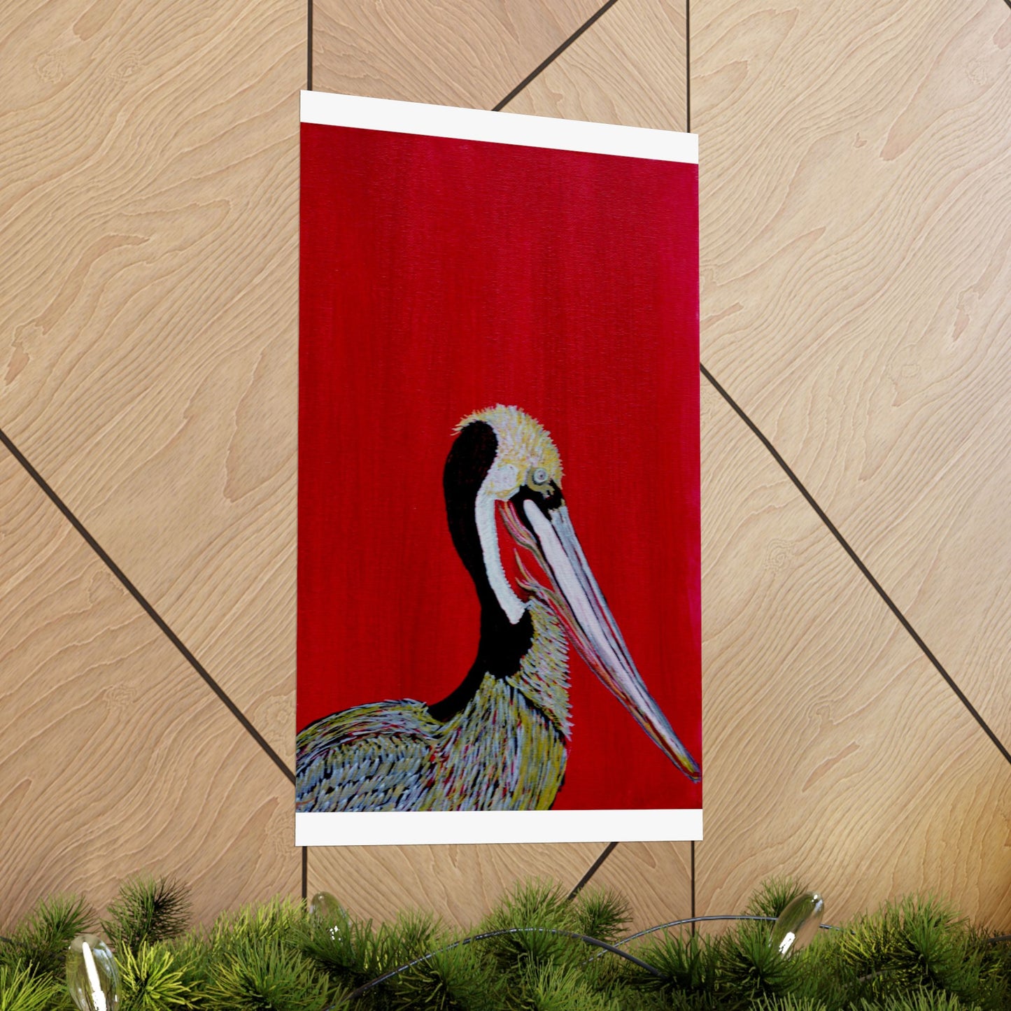 Balanced Pelican Fine Art Matte Vertical Posters