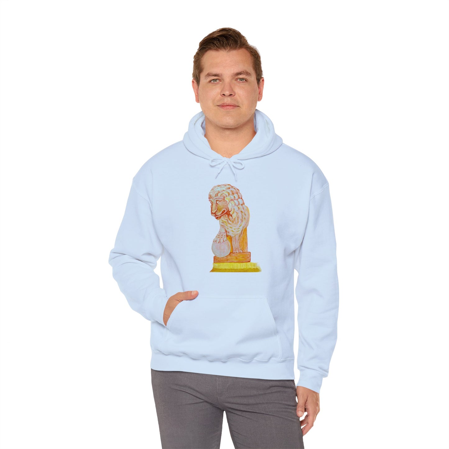 St Augustine Bridge of Lions Unisex Heavy Blend™ Hooded Sweatshirt