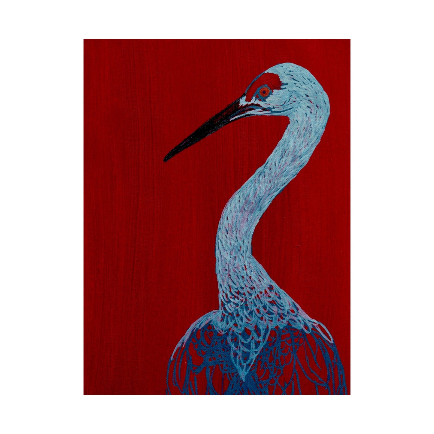 Balanced Crane Fine Art Matte Vertical Posters