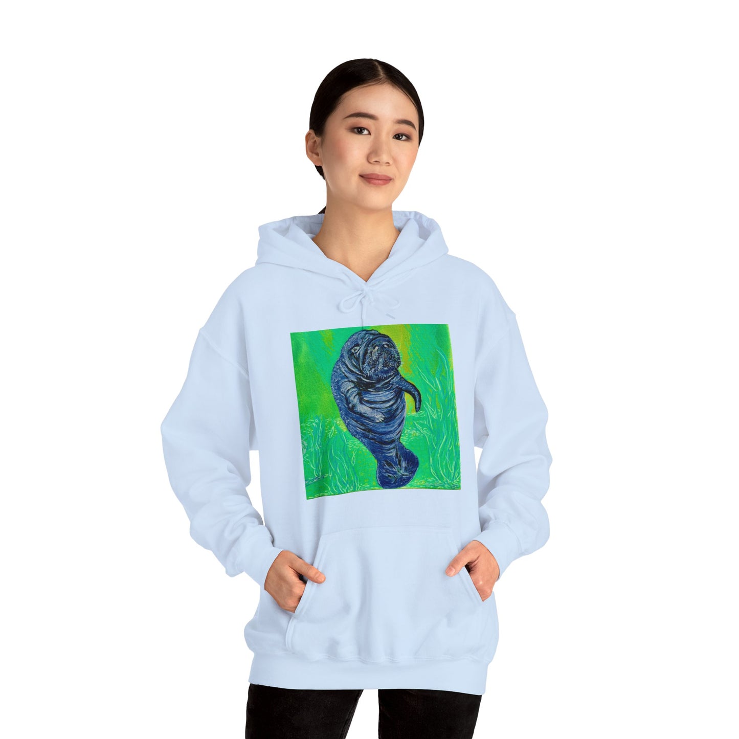 A Bright Future for the Manatee Unisex Heavy Blend™ Hooded Sweatshirt