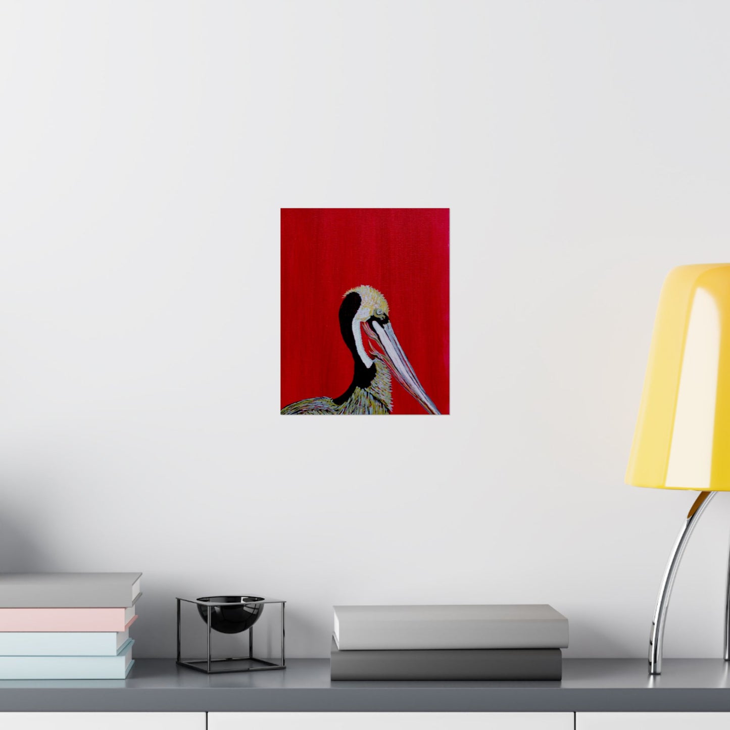 Balanced Pelican Fine Art Matte Vertical Posters