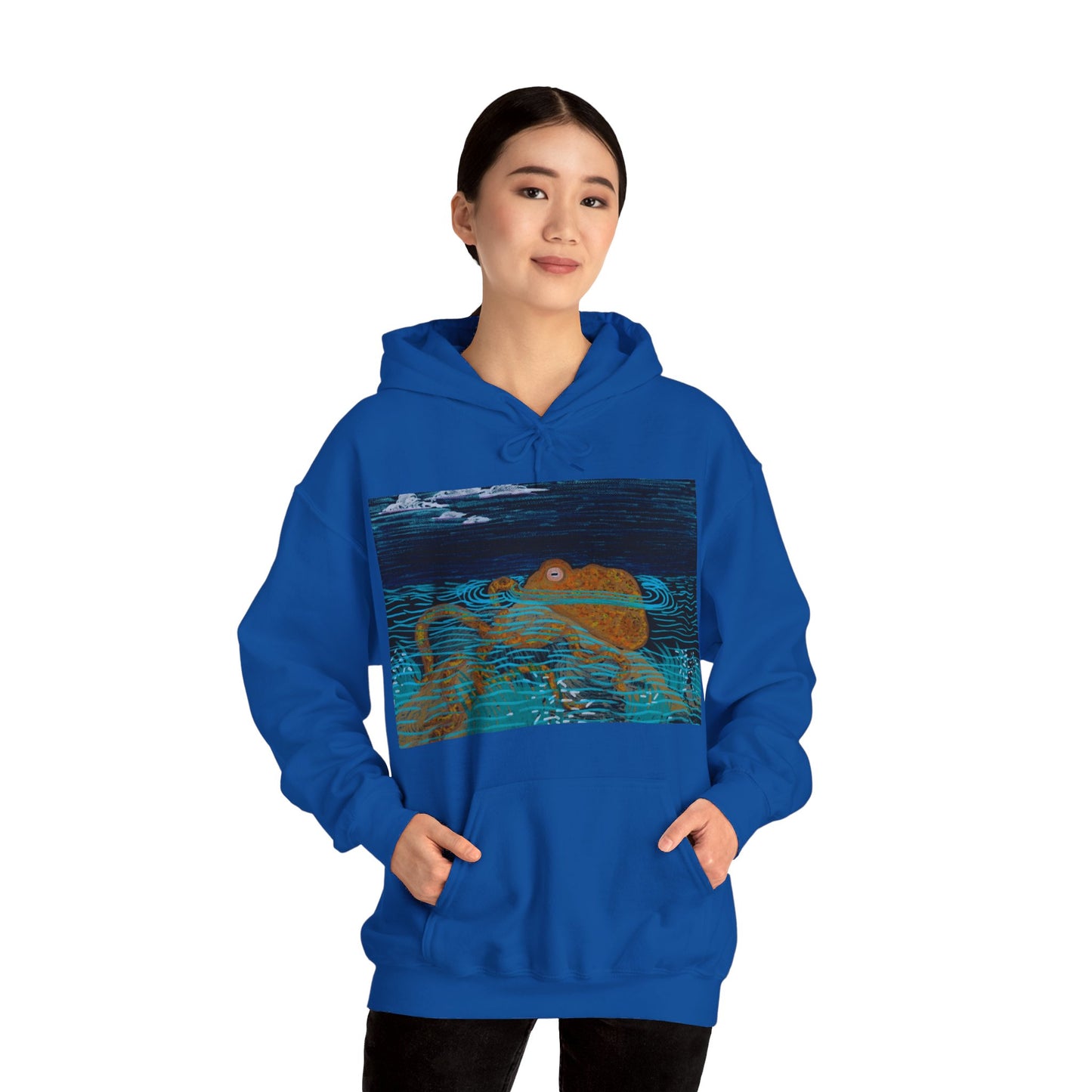 Electric Octopus Unisex Heavy Blend™ Hooded Sweatshirt