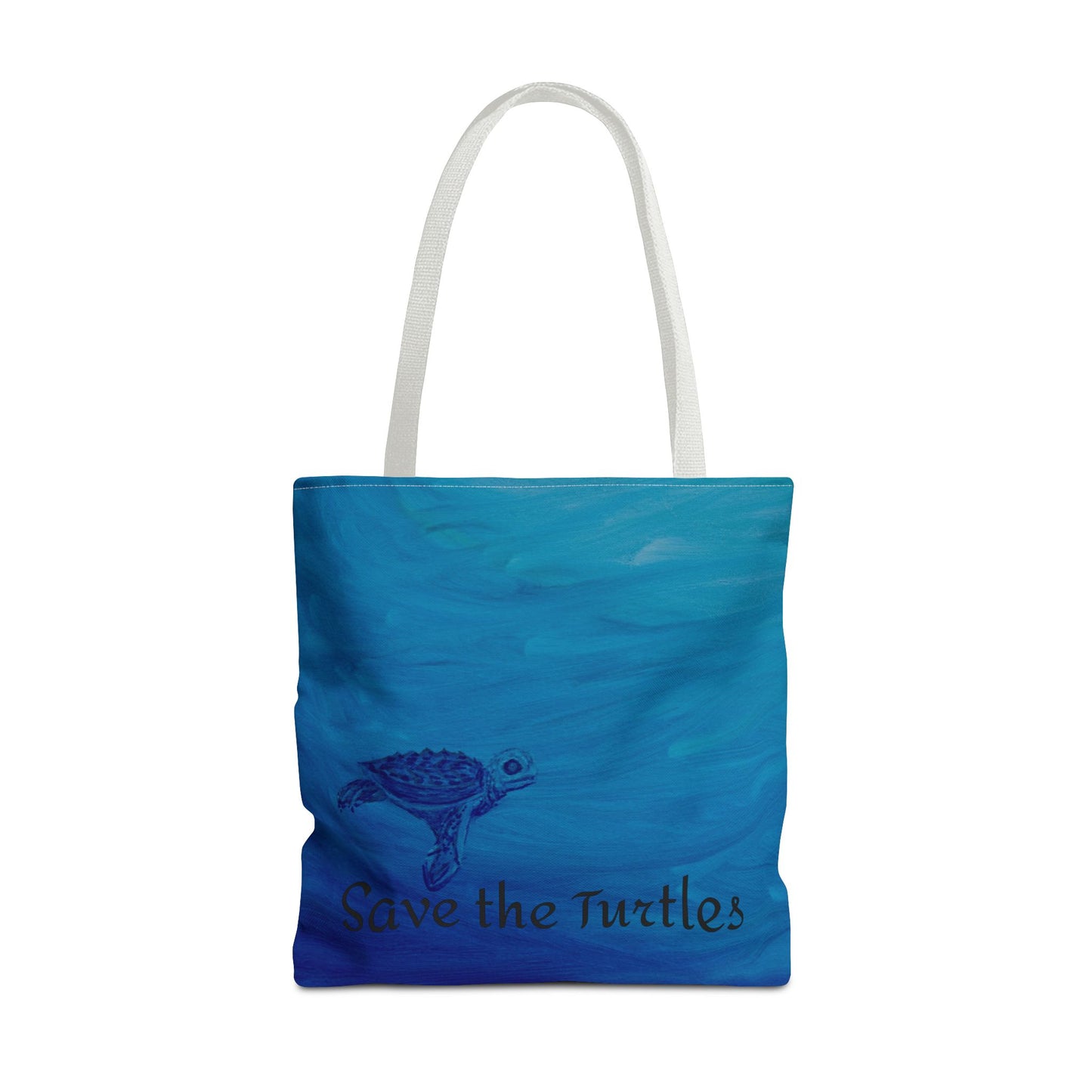 Save the Turtles Tote Bag (AOP)