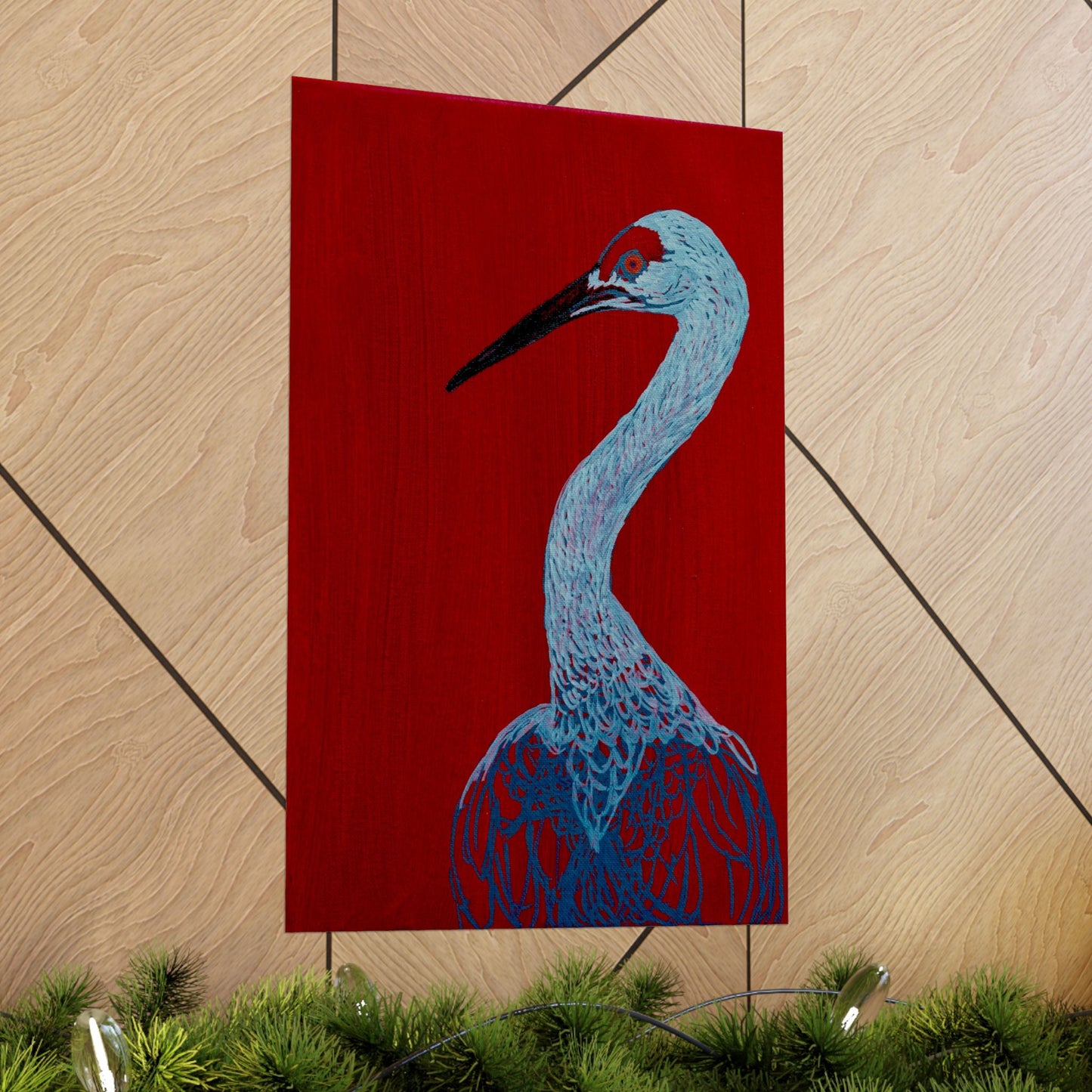 Balanced Crane Fine Art Matte Vertical Posters