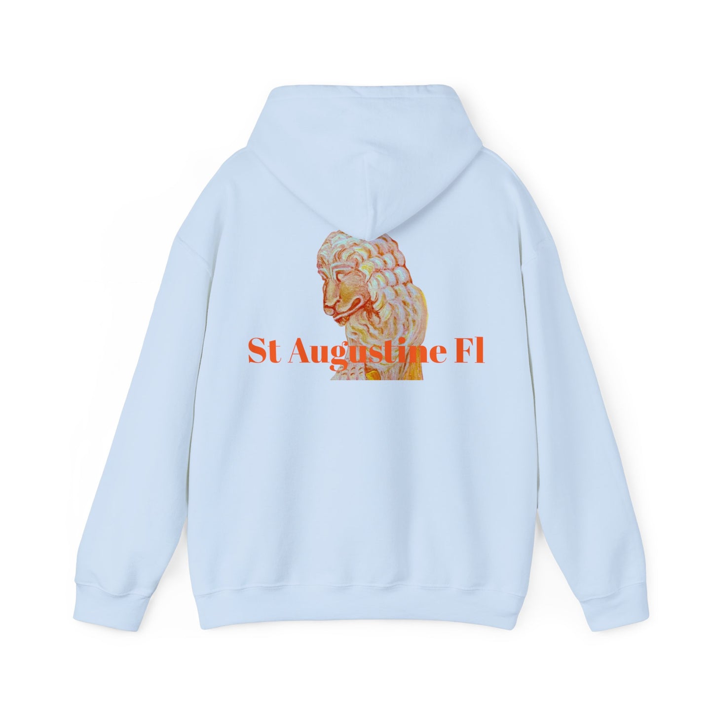 St Augustine Bridge of Lions Unisex Heavy Blend™ Hooded Sweatshirt