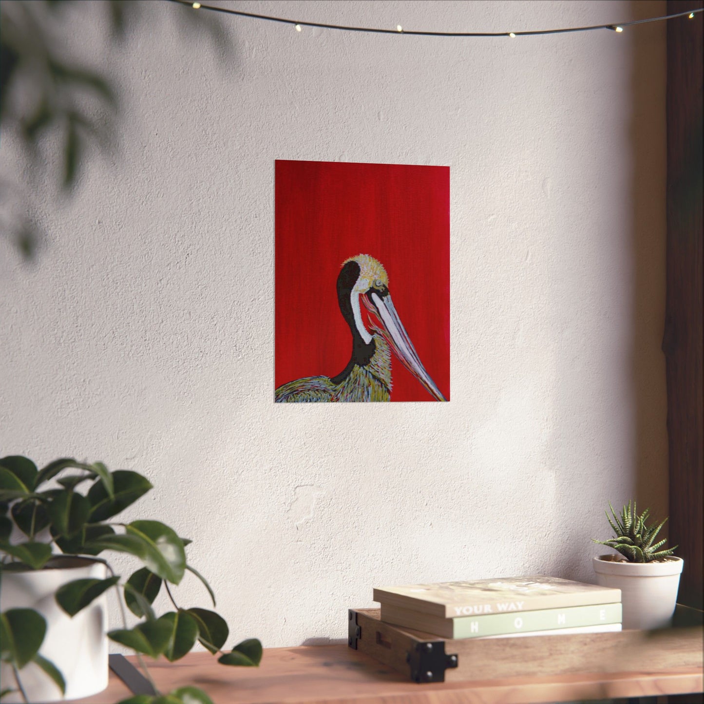 Balanced Pelican Fine Art Matte Vertical Posters