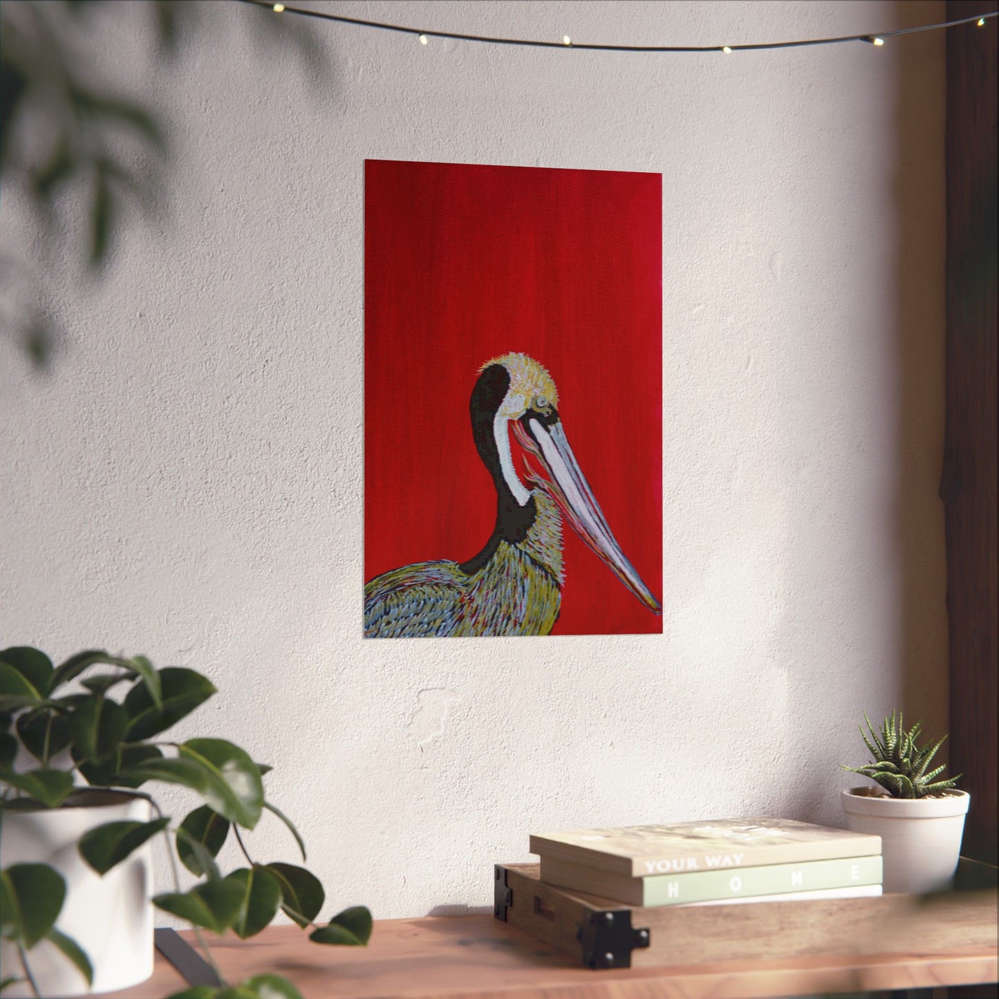 Balanced Pelican Fine Art Matte Vertical Posters