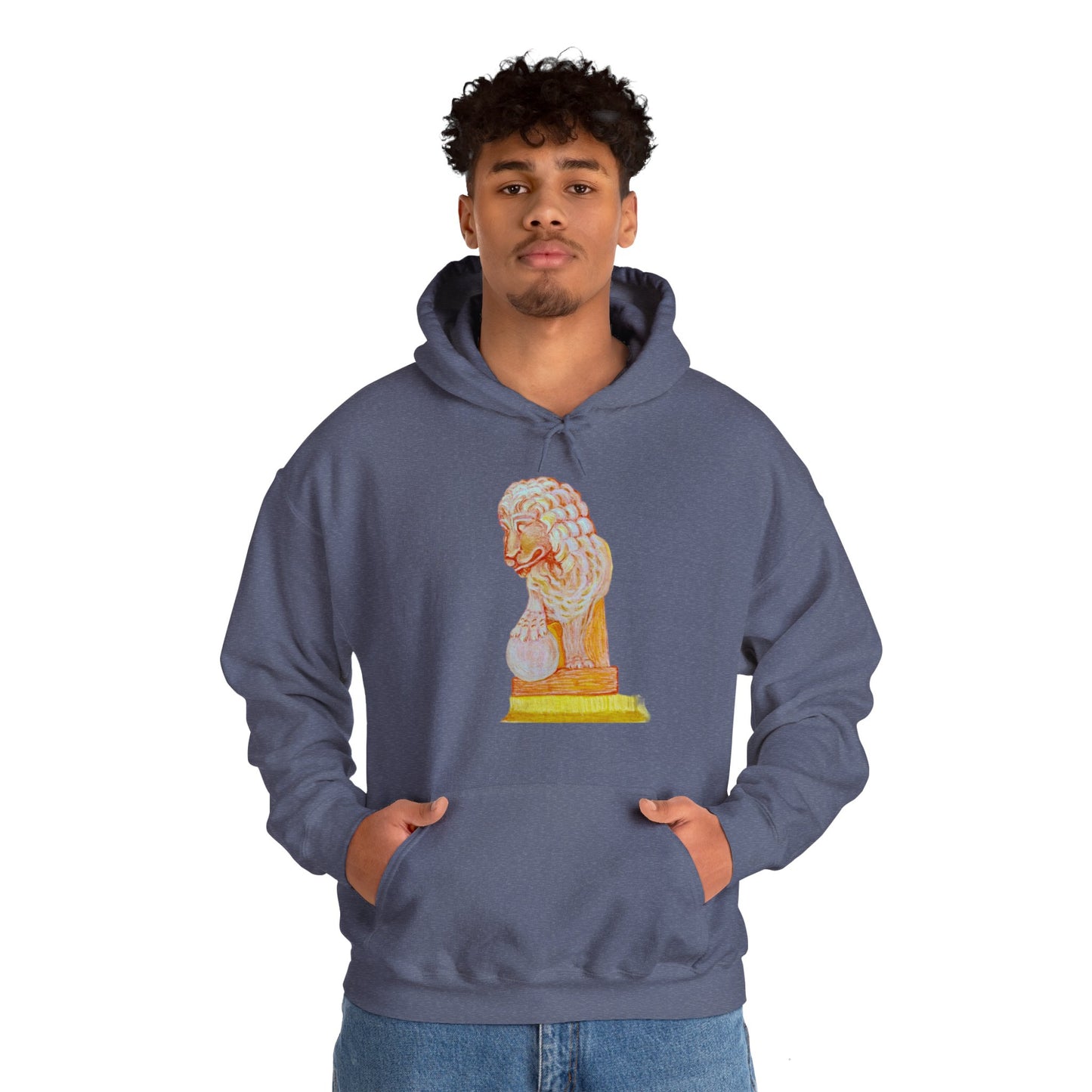 St Augustine Bridge of Lions Unisex Heavy Blend™ Hooded Sweatshirt