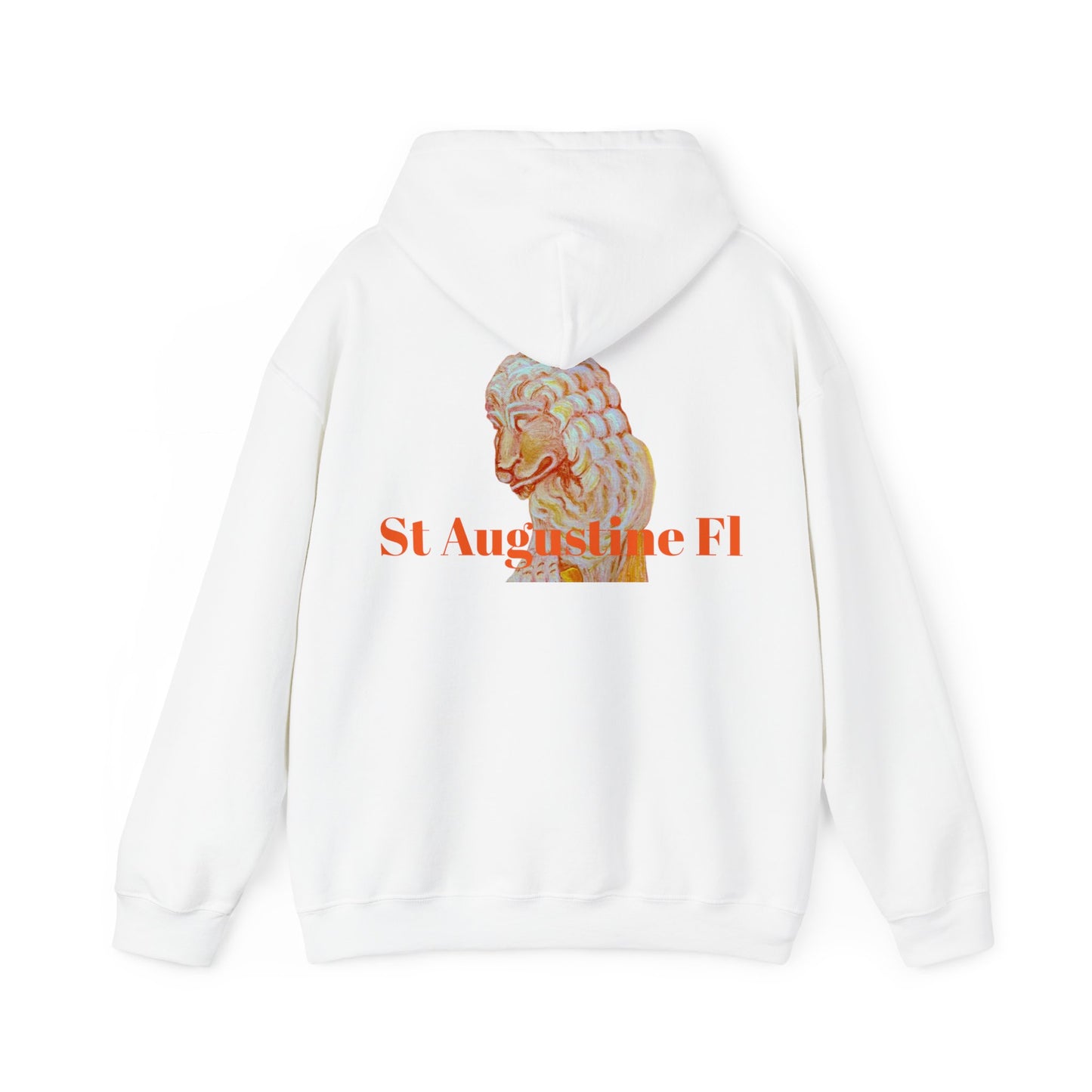 St Augustine Bridge of Lions Unisex Heavy Blend™ Hooded Sweatshirt