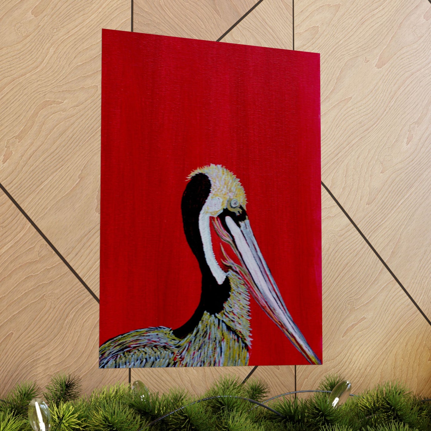 Balanced Pelican Fine Art Matte Vertical Posters