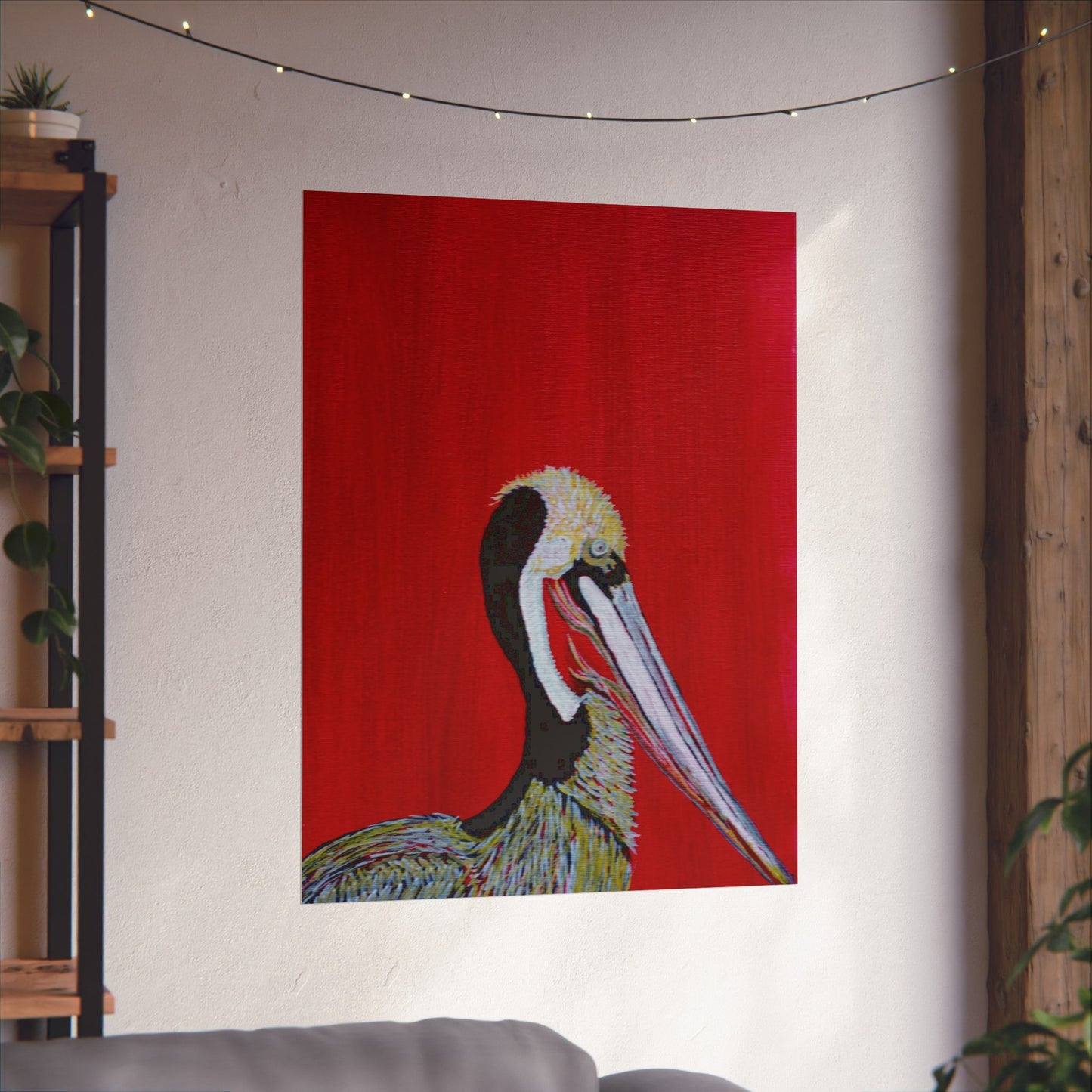 Balanced Pelican Fine Art Matte Vertical Posters