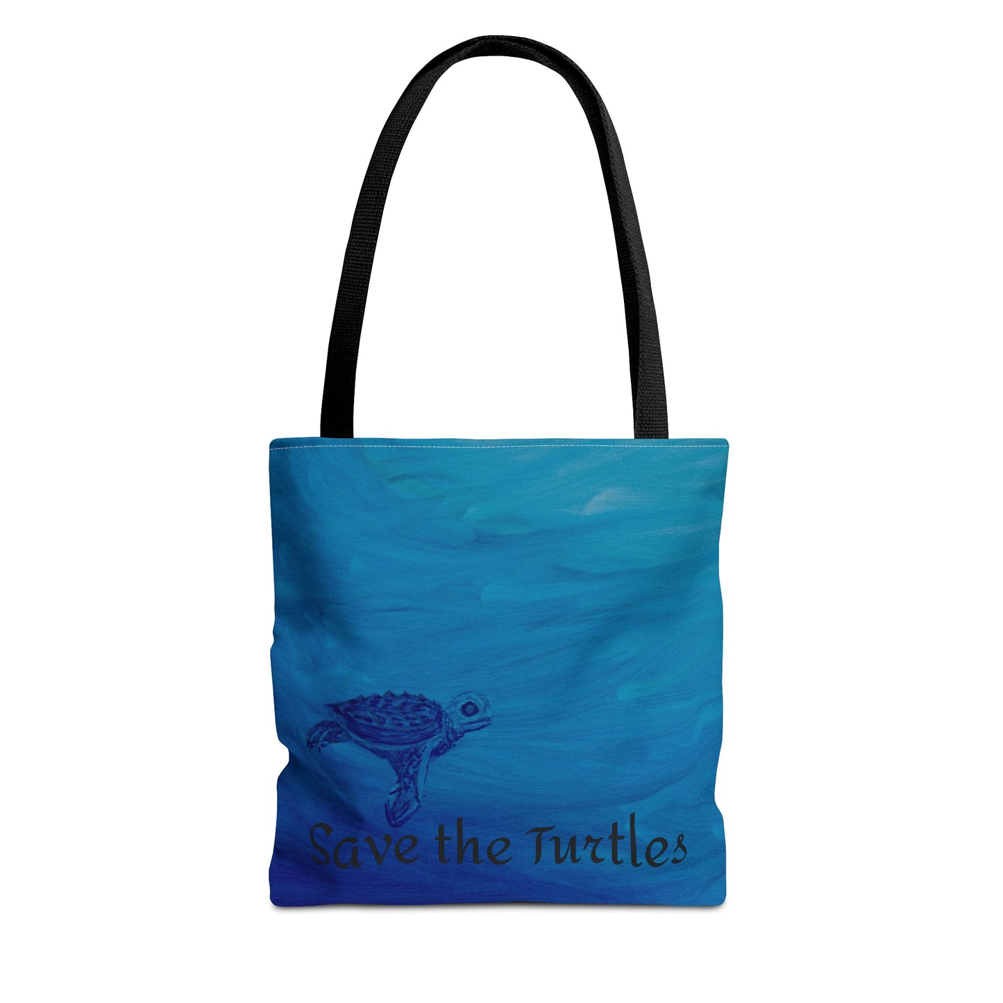 Save the Turtles Tote Bag (AOP)